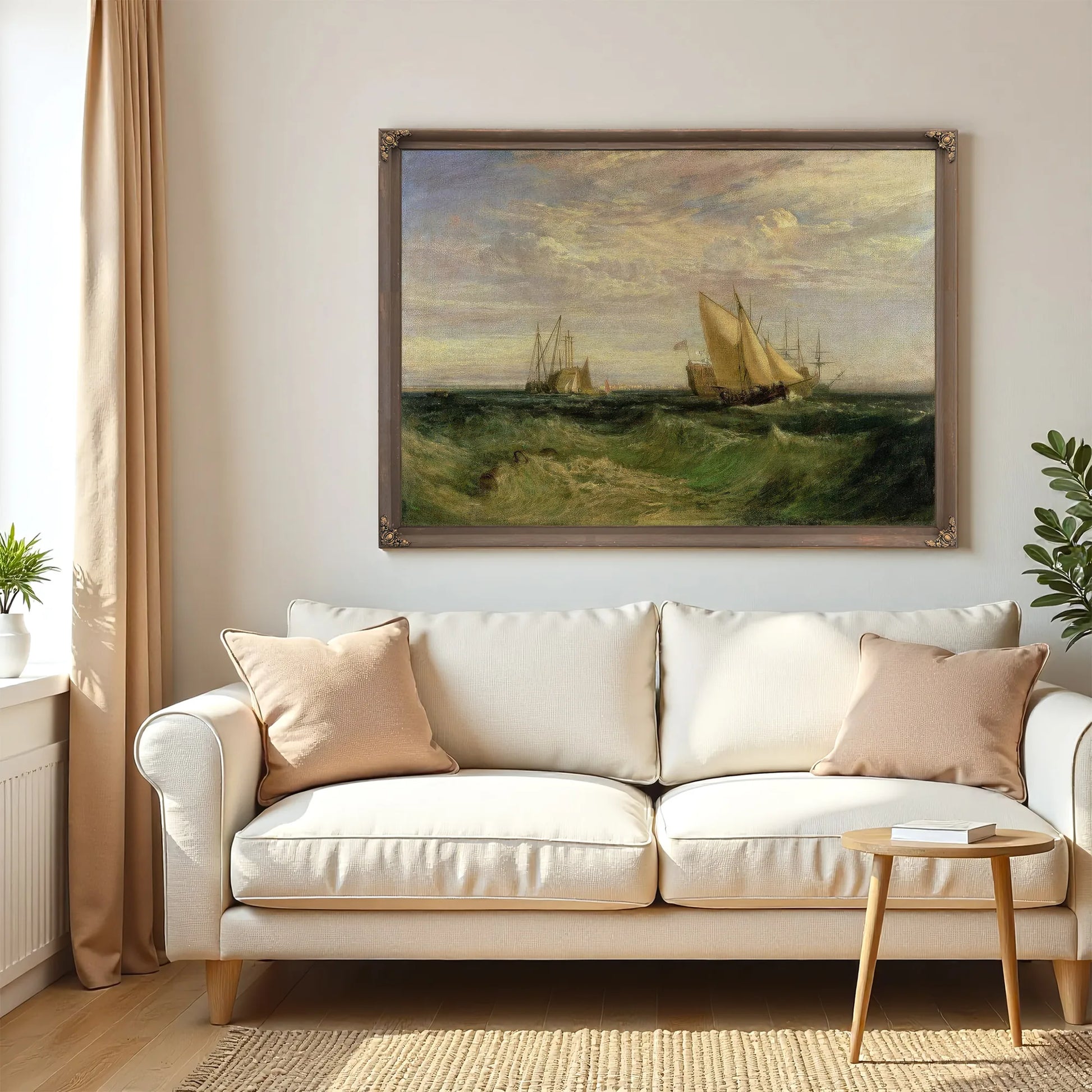 The Confluence Of The Thames And The Medway By Joseph Mallord William Turner Fine Art Print