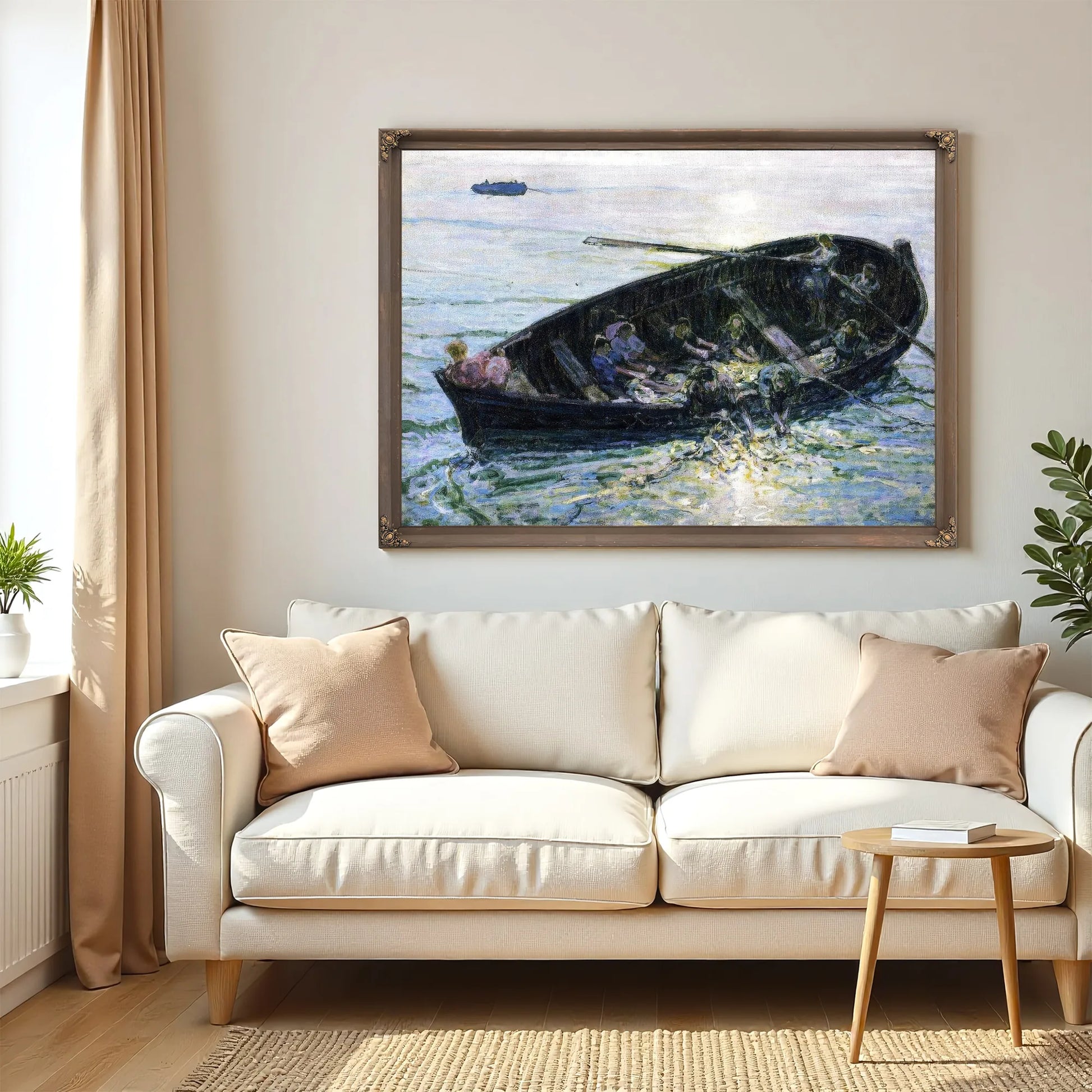 Miraculous Haul Of Fishes By Henry Ossawa Tanner Fine Art Print
