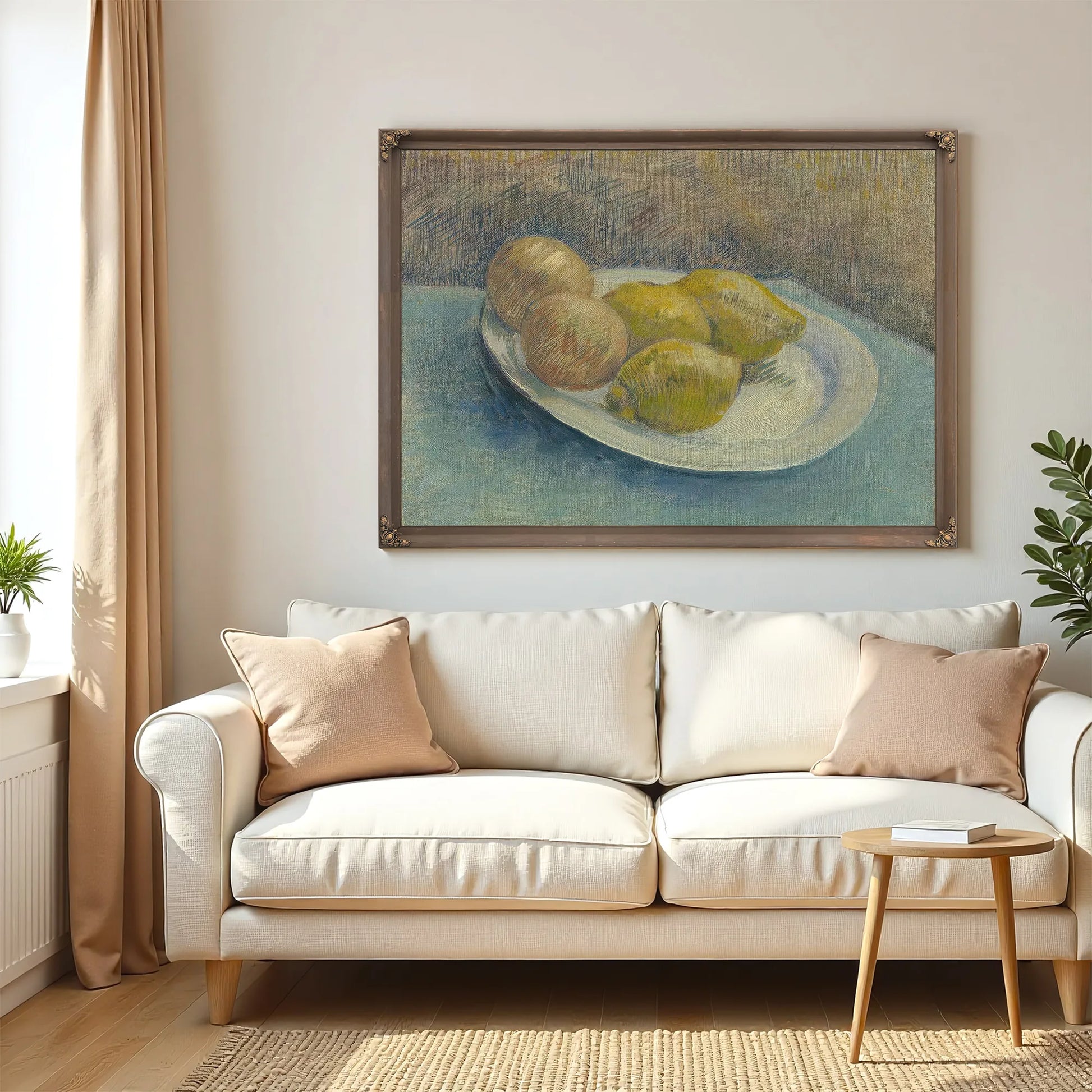 Dish With Citrus Fruit By Vincent Van Gogh Fine Art Print