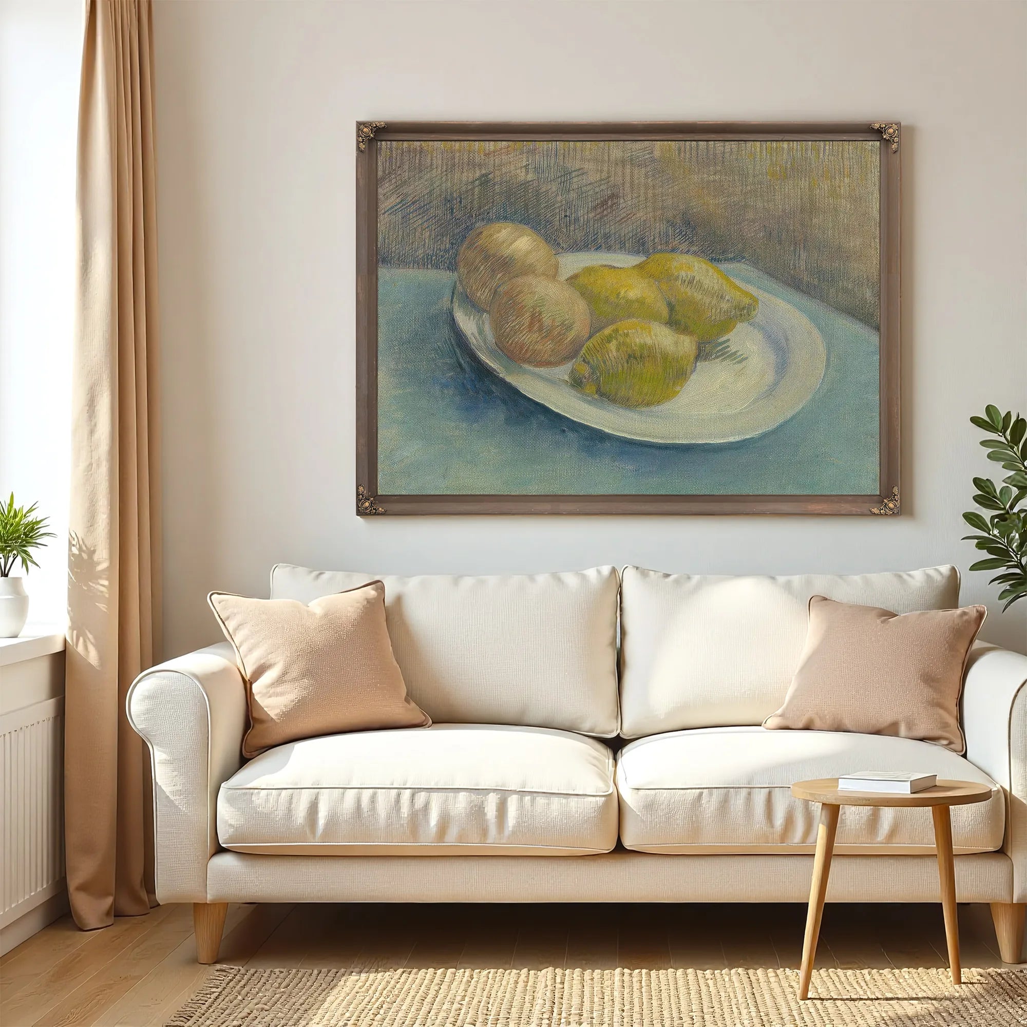 Dish With Citrus Fruit By Vincent Van Gogh Fine Art Print