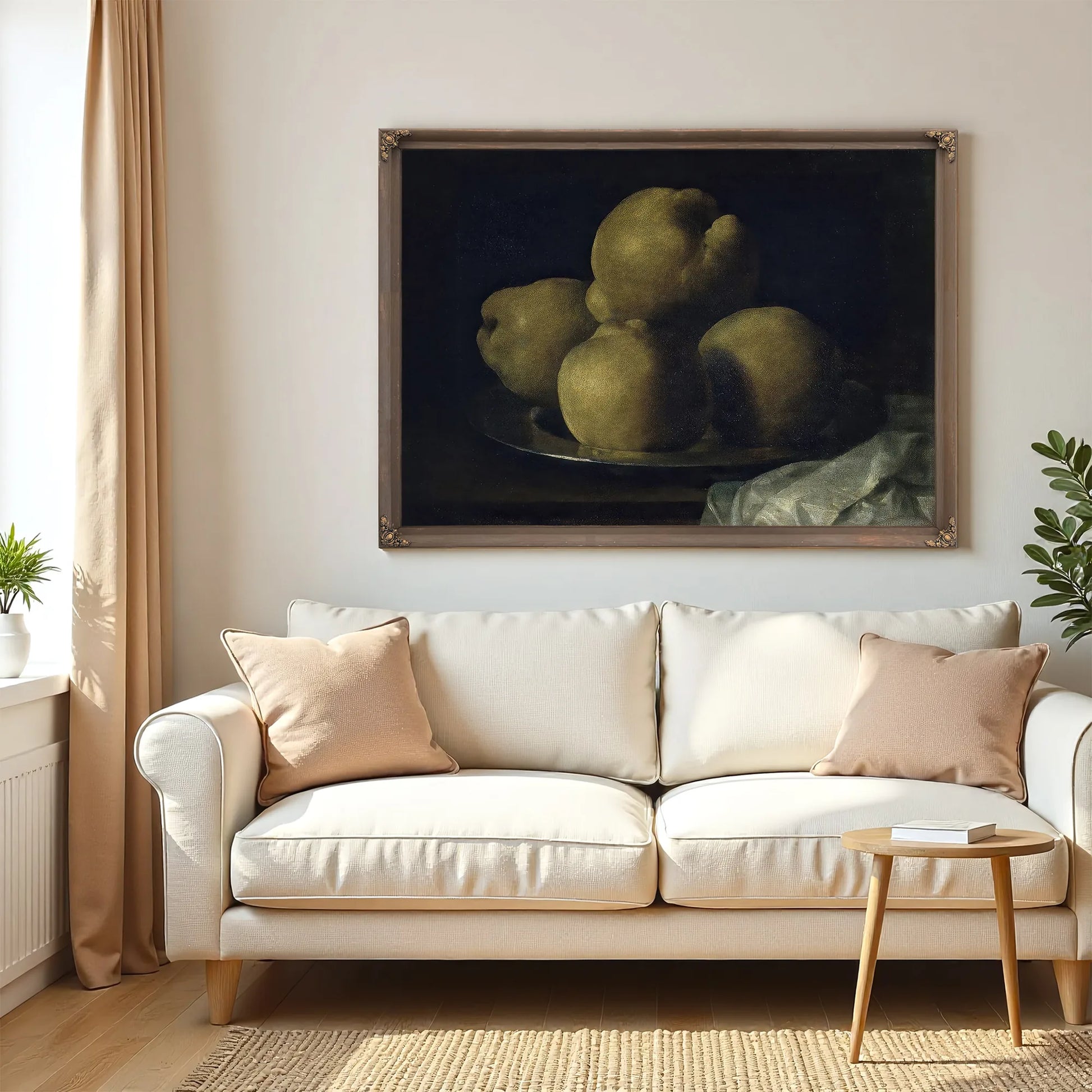Natura Morta Amb Plat De Codonys By Francisco De Zurbaran Fine Art Print