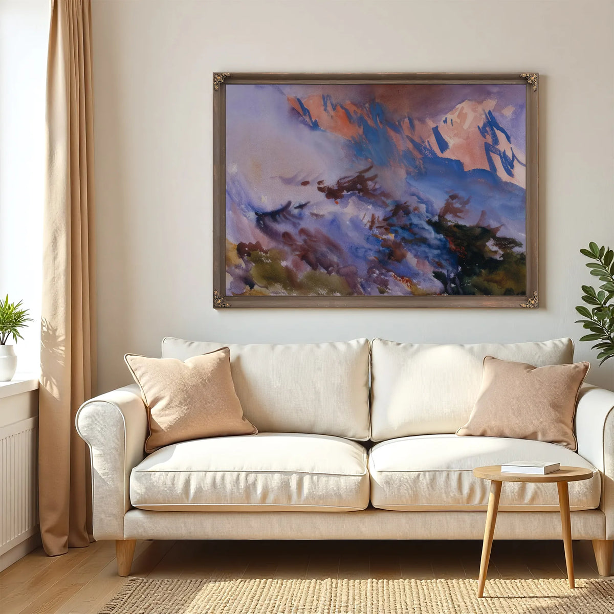 Mountain Fire By John Singer Sargent Fine Art Print