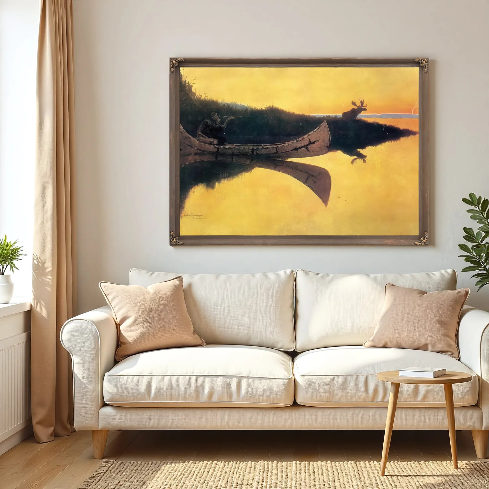 Coming To The Call By Frederic Remington Fine Art Print