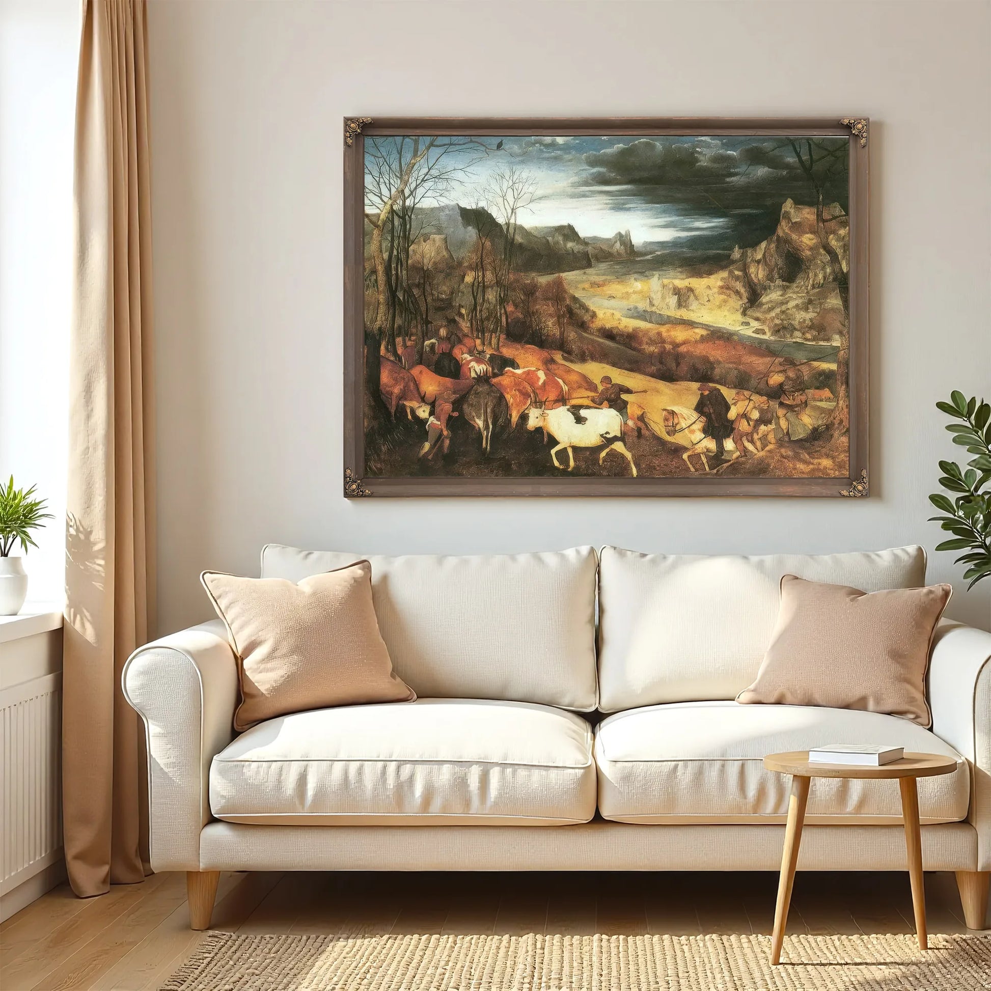 The Return Of The Herd 1565 By Pieter Bruegel Fine Art Print