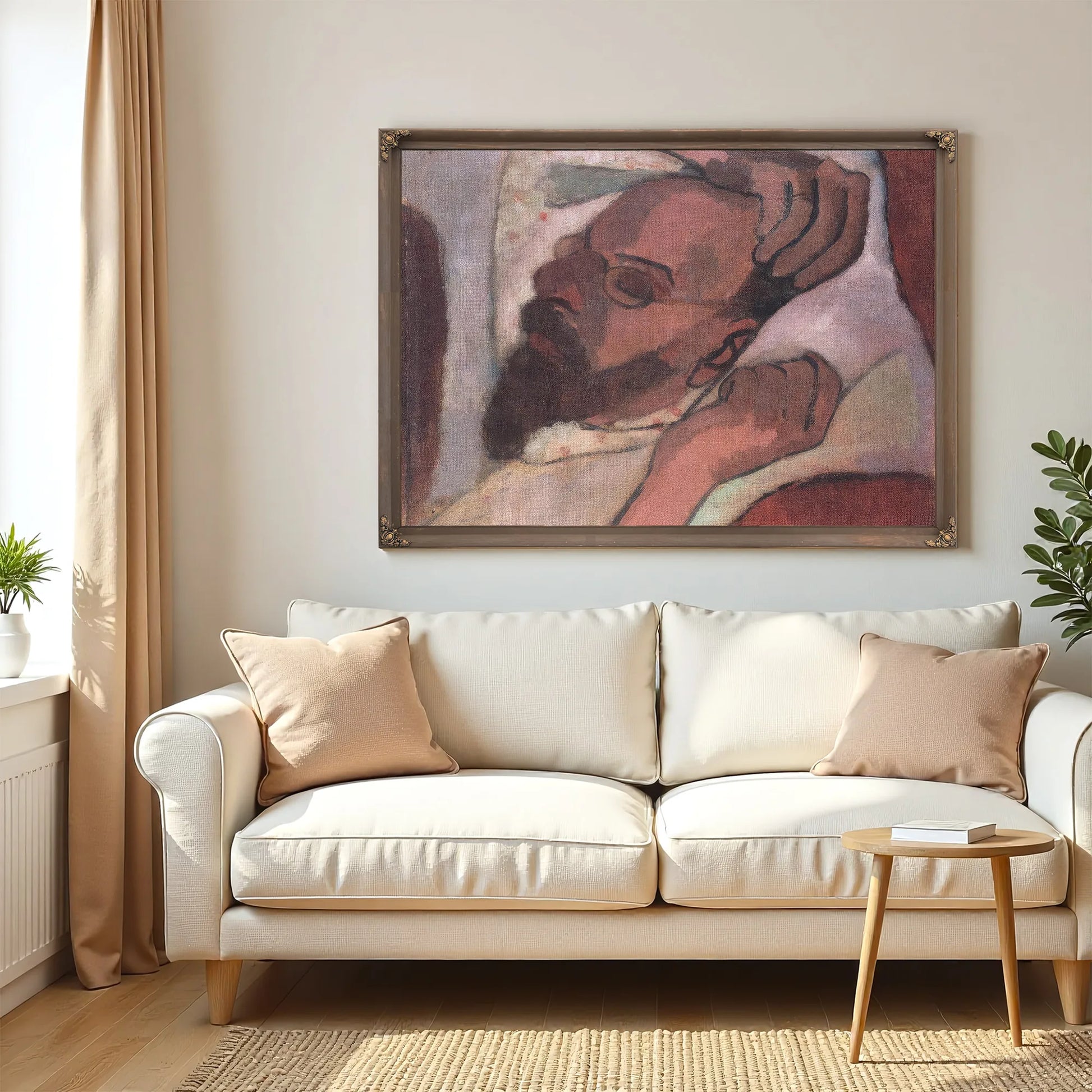 Otto Modersohn, Sleeping By Paula Modersohn Becker Fine Art Print