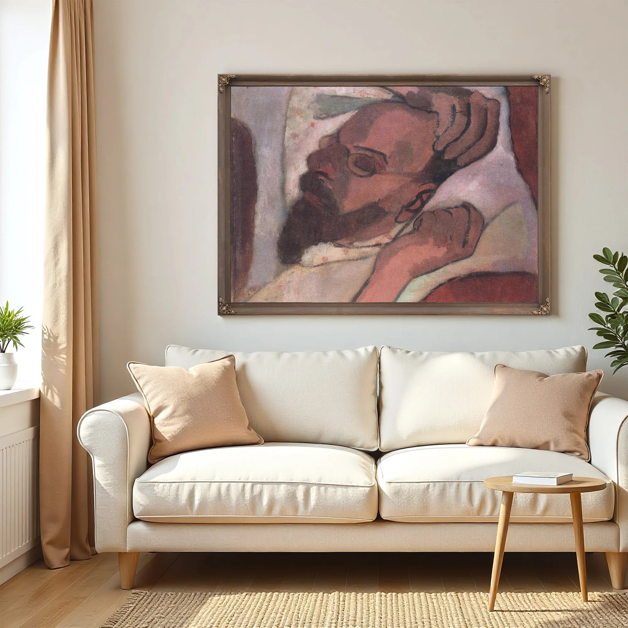 Otto Modersohn, Sleeping By Paula Modersohn Becker Fine Art Print