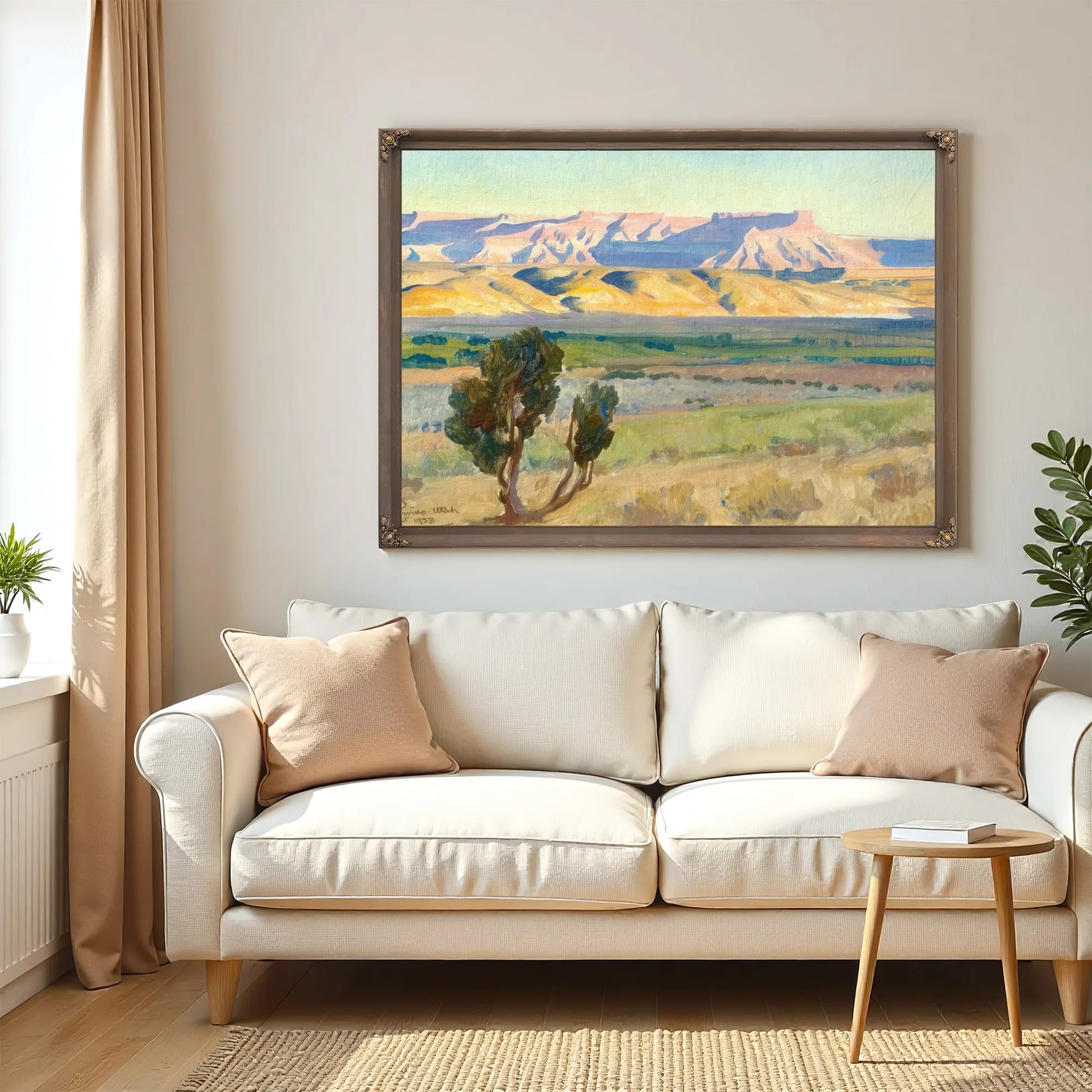 Fields Of Toquerville By Maynard Dixon Fine Art Print