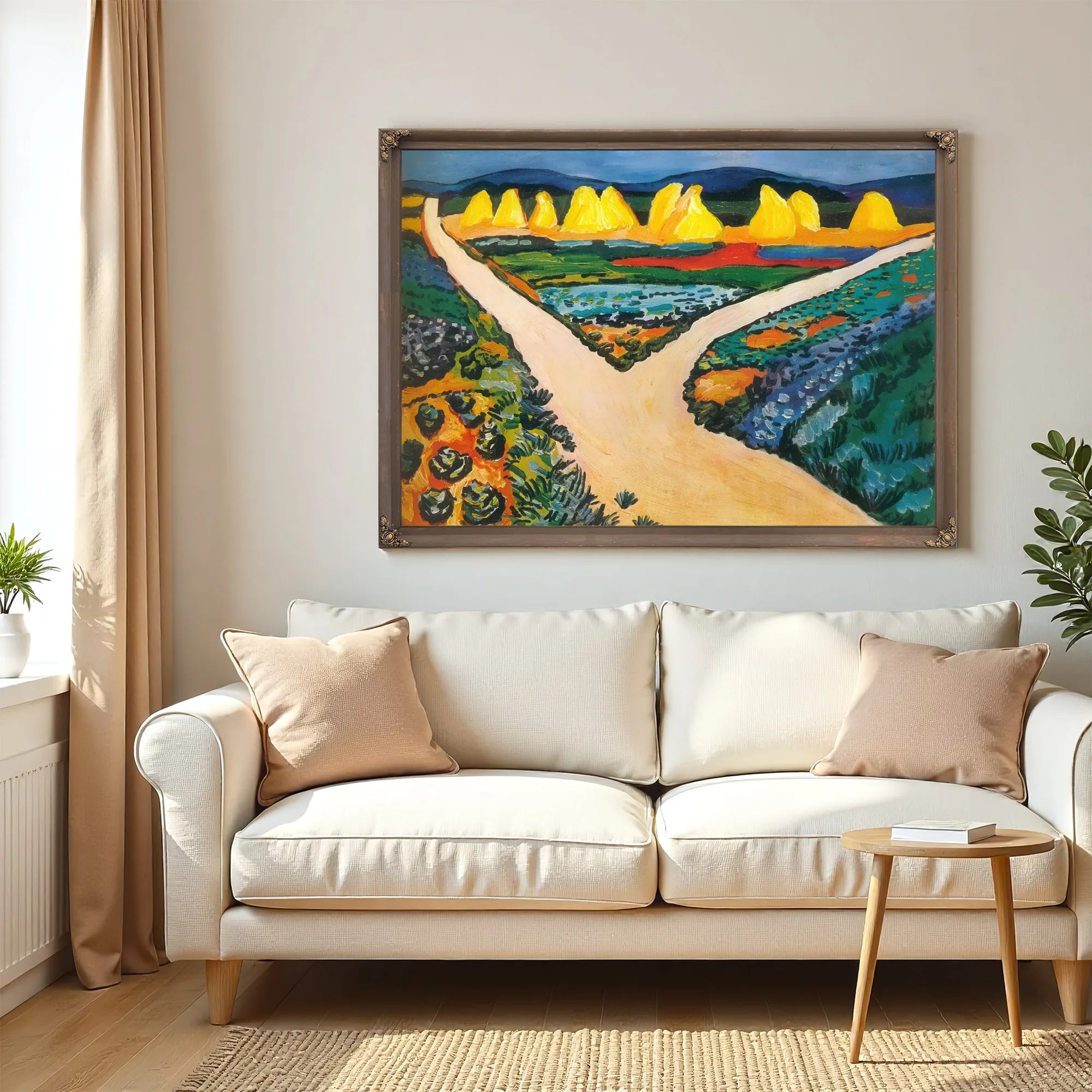 Confluence Point By August Macke Fine Art Print