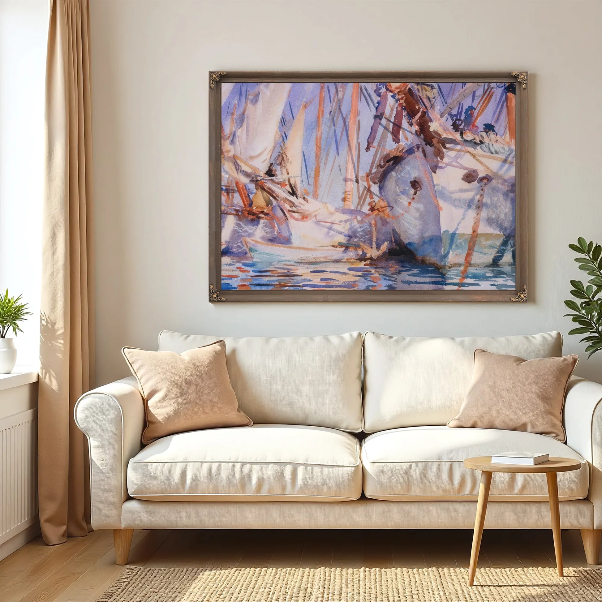 White Ships By John Singer Sargent Fine Art Print