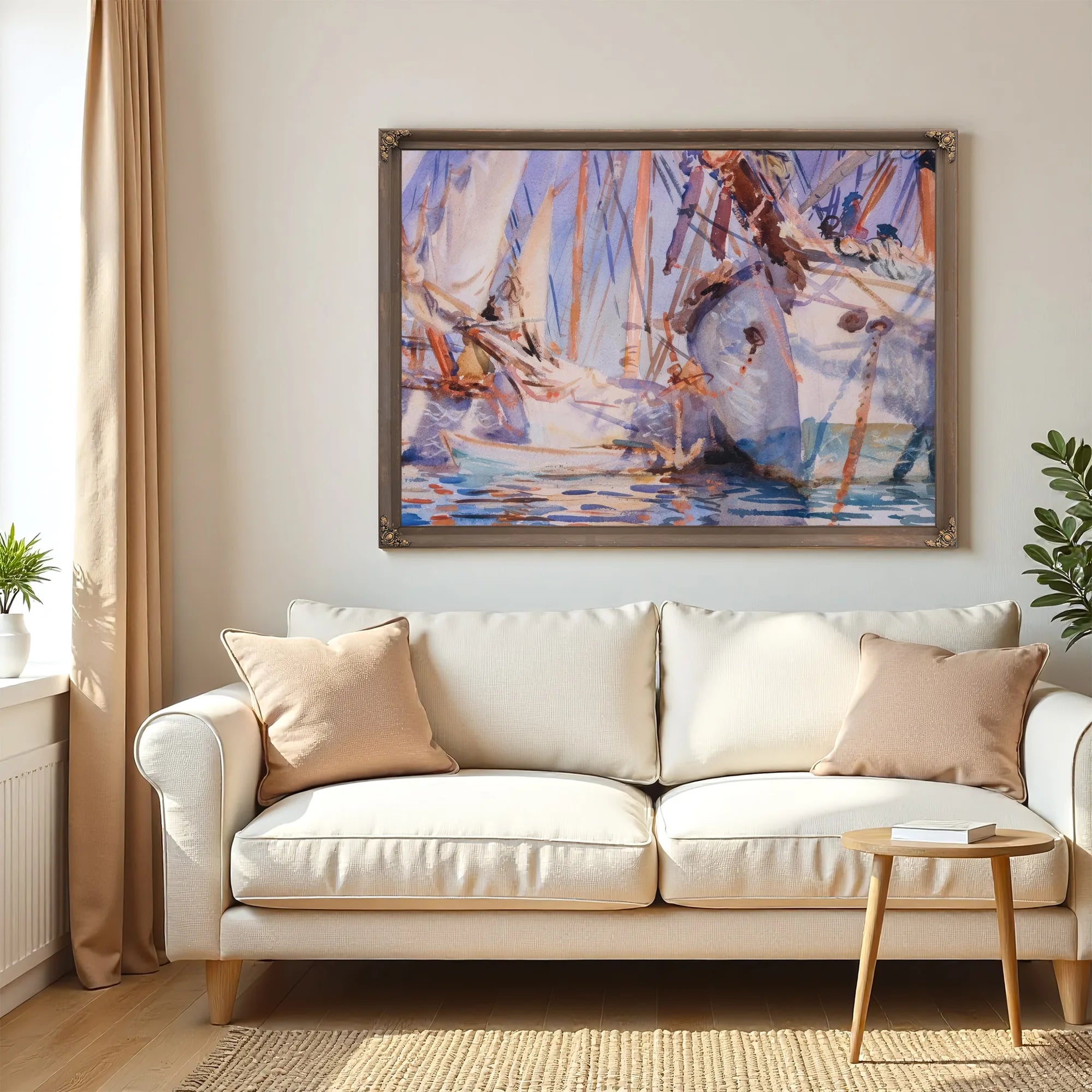 White Ships By John Singer Sargent Fine Art Print