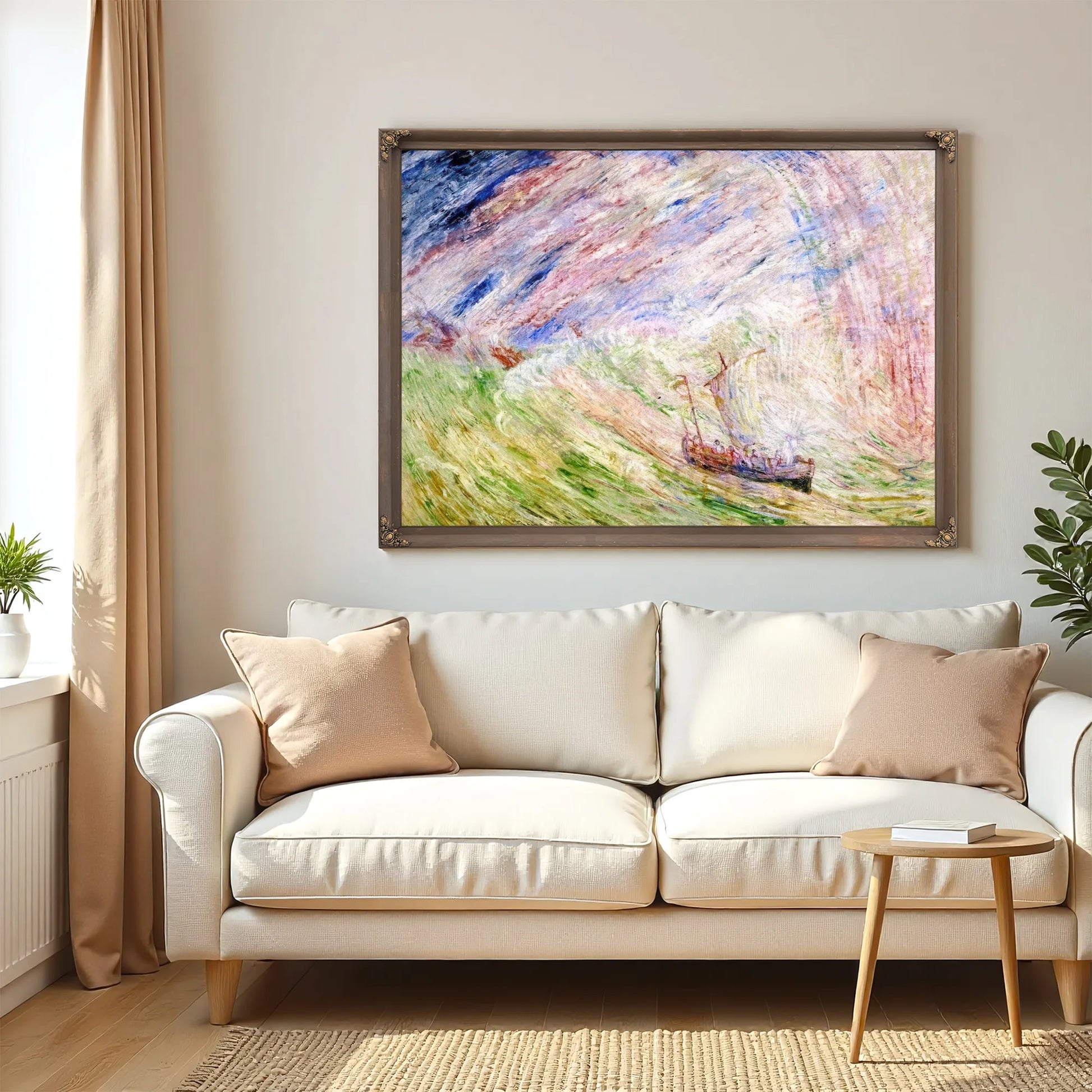Christ Calming The Storm By James Ensor Fine Art Print
