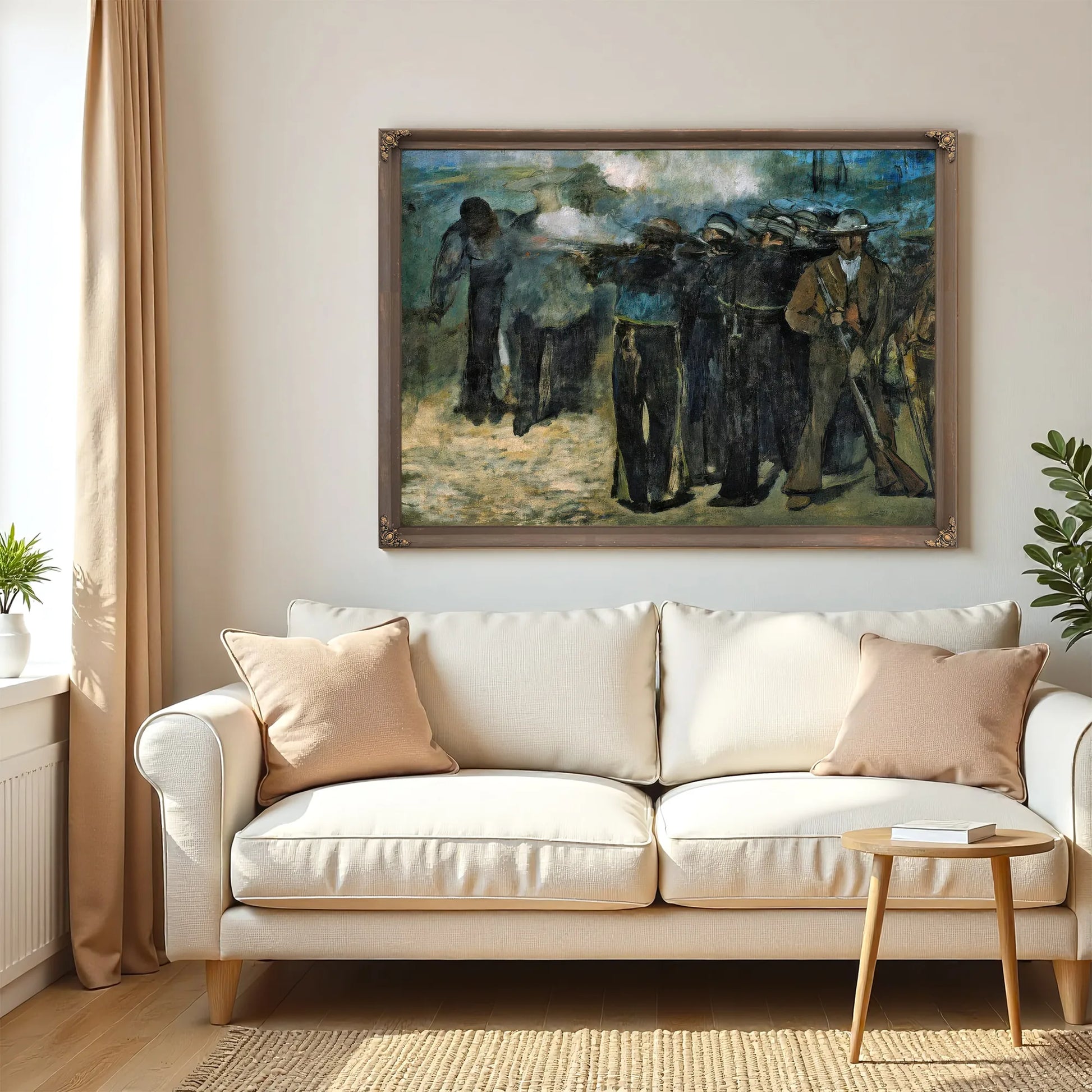 Execution Of The Emperor Maximilian By Edouard Manet Fine Art Print