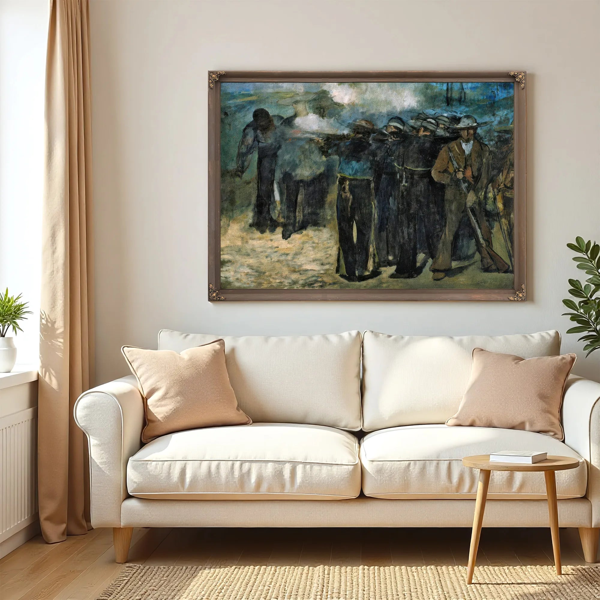 Execution Of The Emperor Maximilian By Edouard Manet Fine Art Print