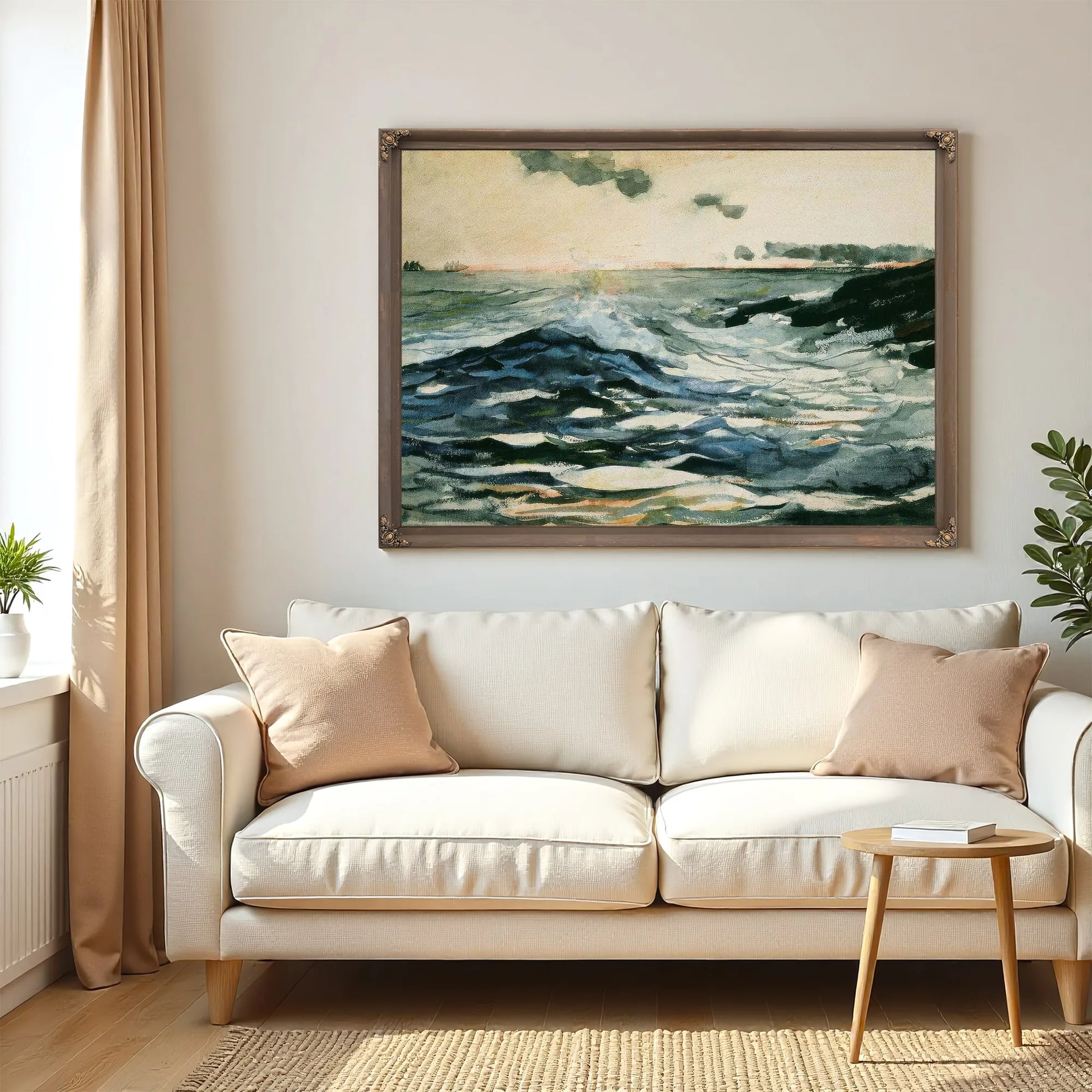 Sunset Prout's Neck By Winslow Homer Fine Art Print