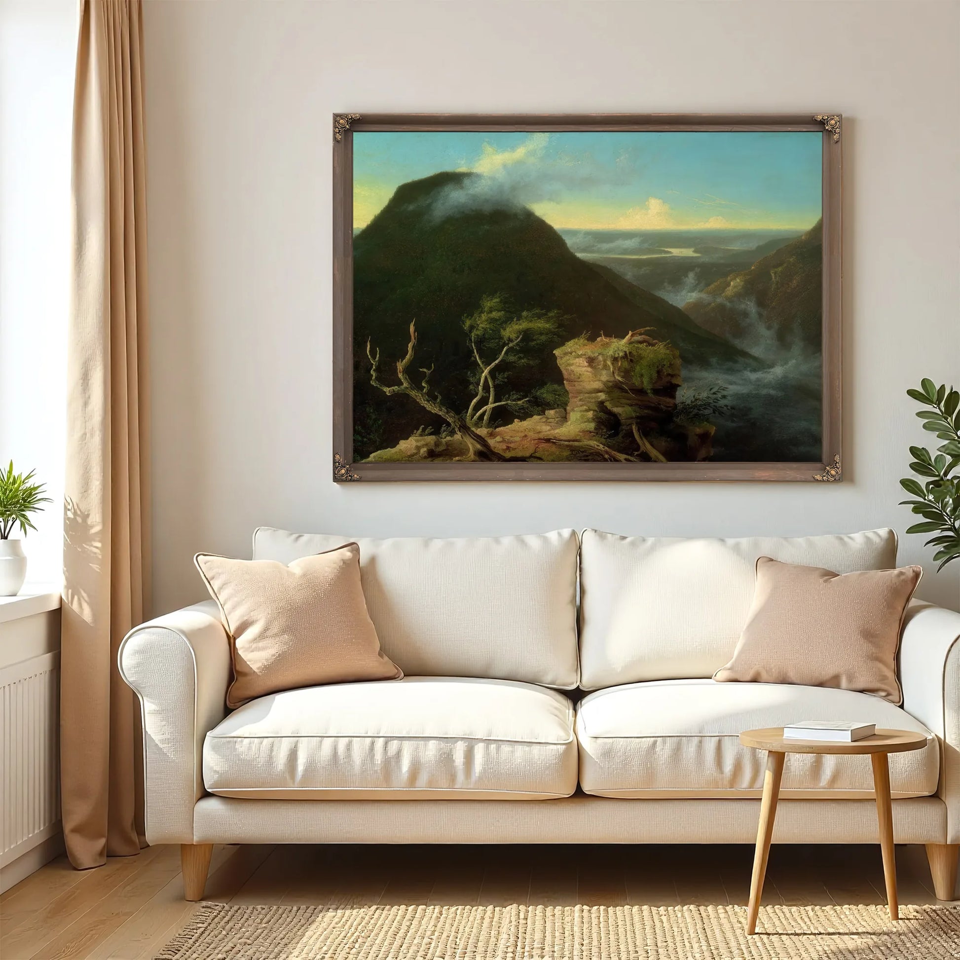 View Of The Round Top In The Catskill Mountains By Thomas Cole Fine Art Print
