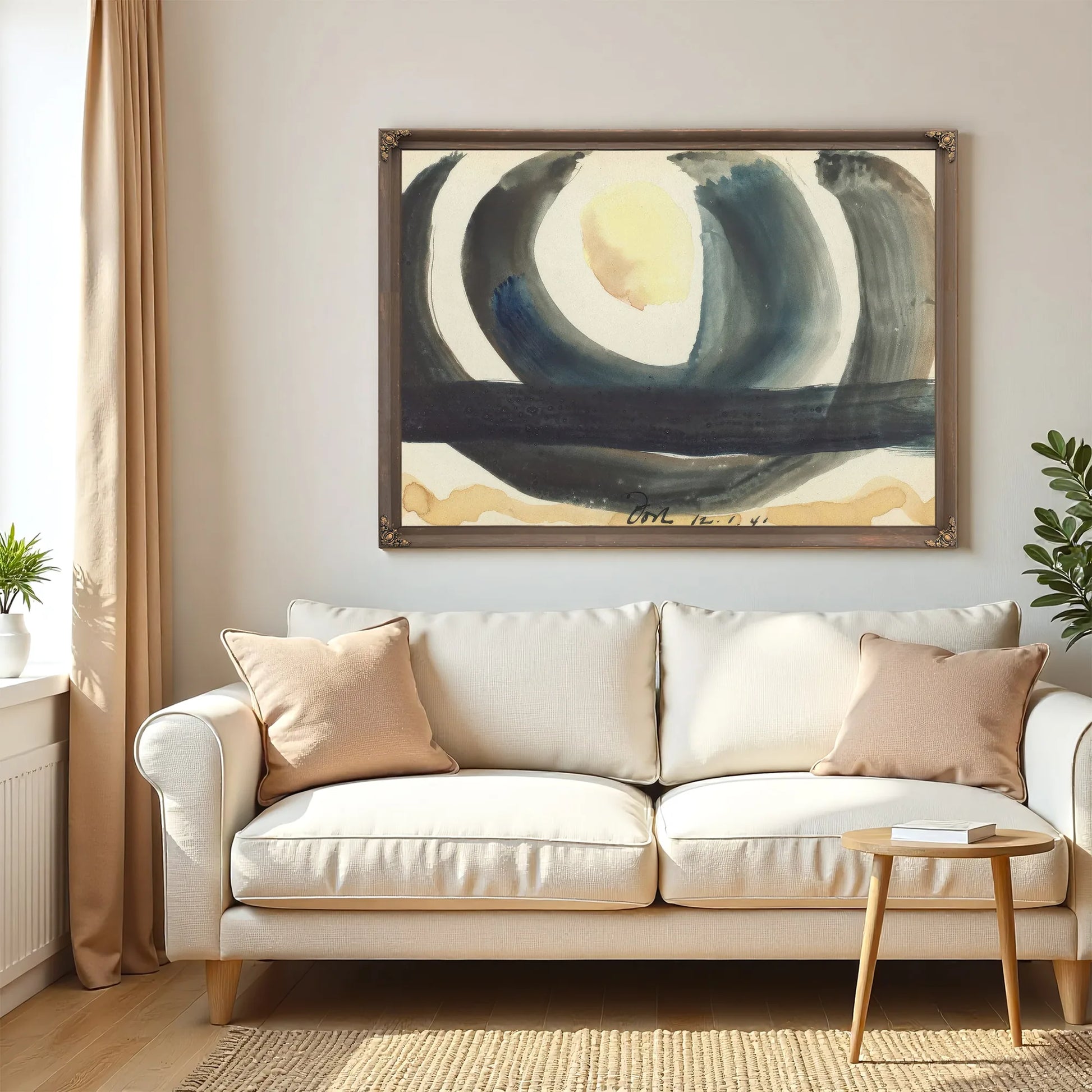 Sunrise Iii (Set Of Three) By Arthur Dove Fine Art Print