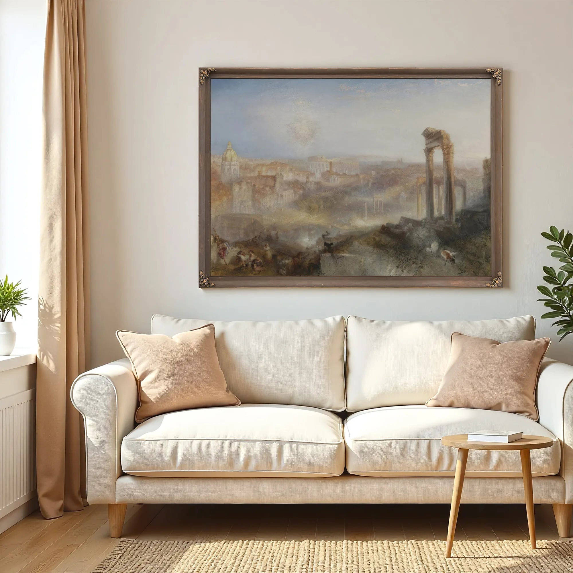 Modern Rome Campo Vaccino by Joseph Mallord William Turner Fine Art Print