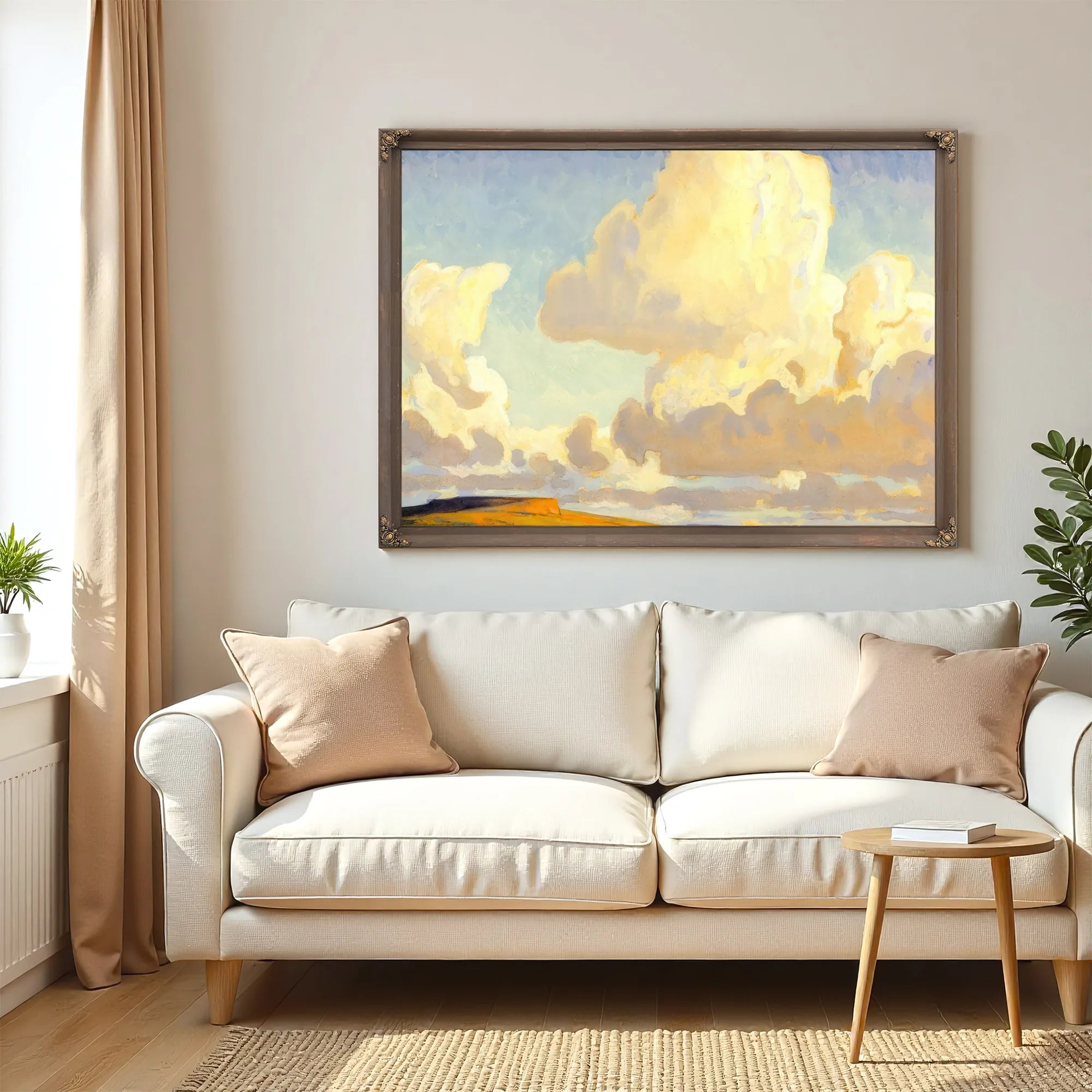 Butte And Clouds By Maynard Dixon Fine Art Print