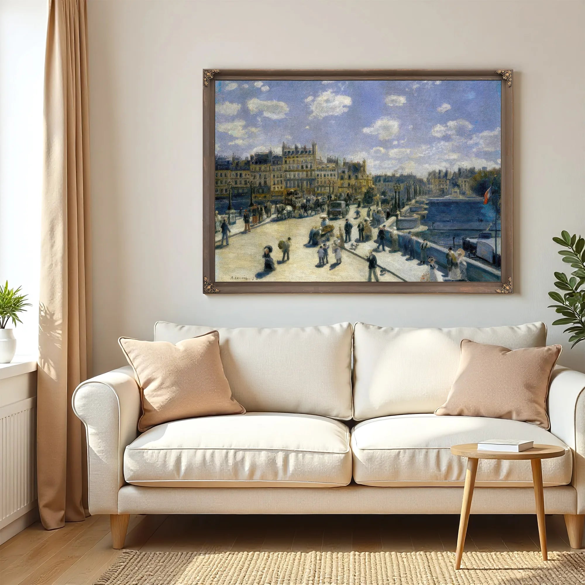 Pont Neuf, Paris By Pierre August Renoir Fine Art Print