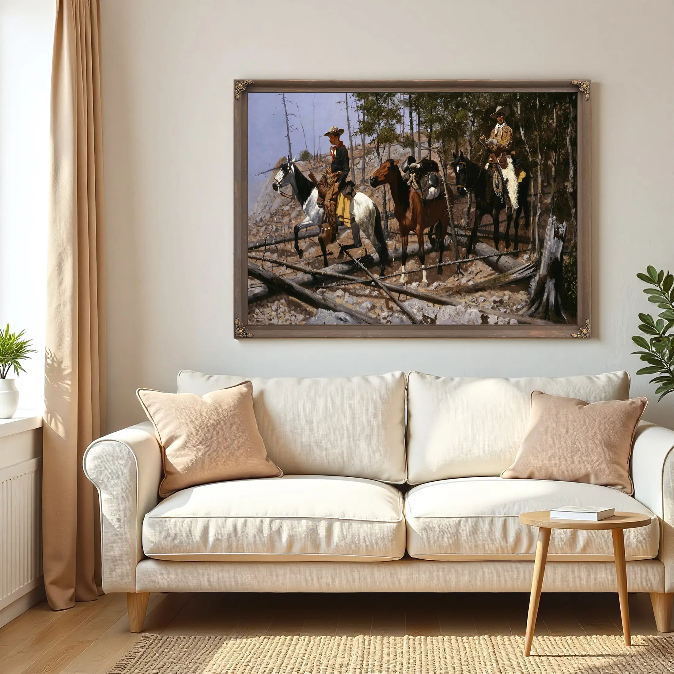 Prospecting For Cattle Range by Frederic Remington