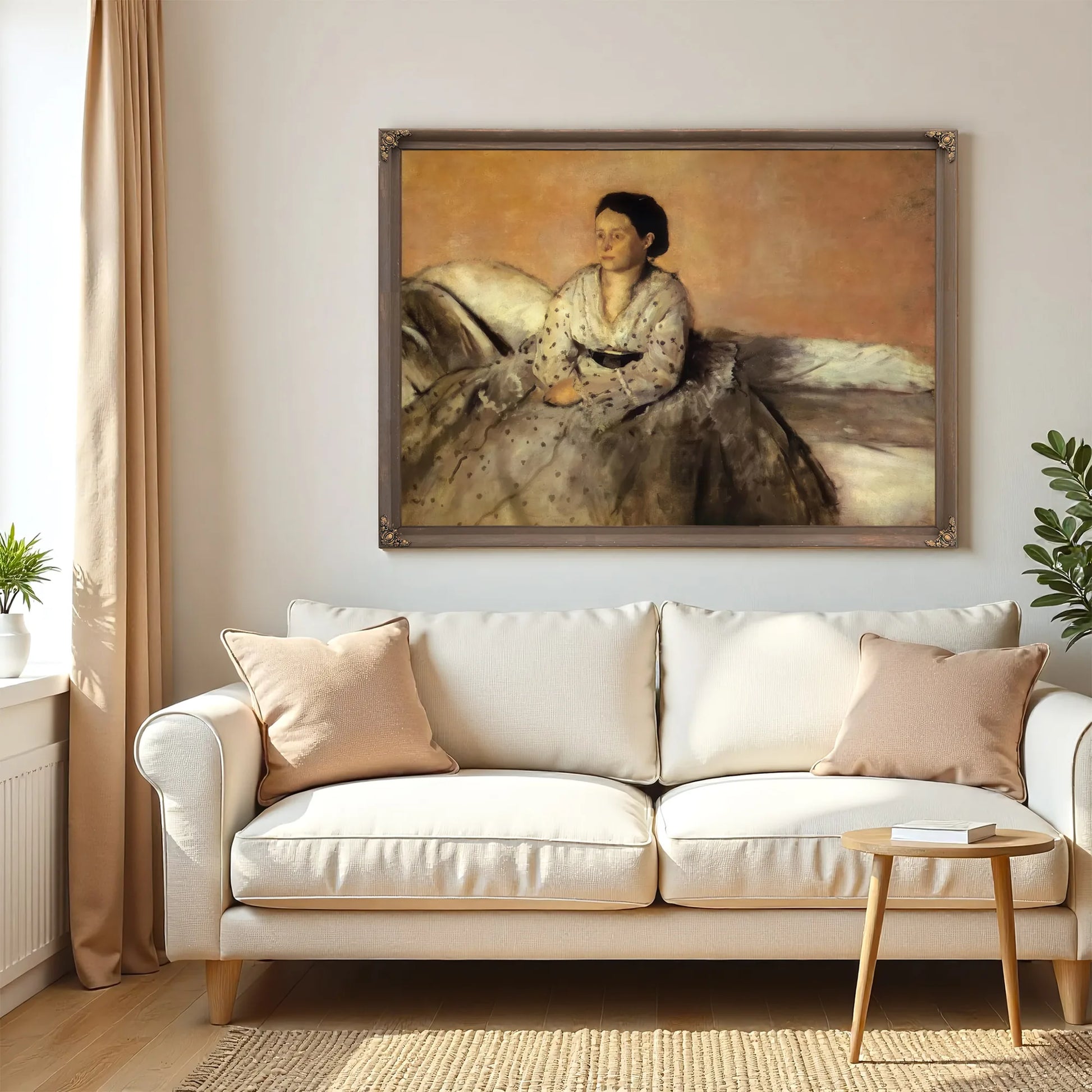 Mme. Rene De Gas By Edgar Degas Fine Art Print