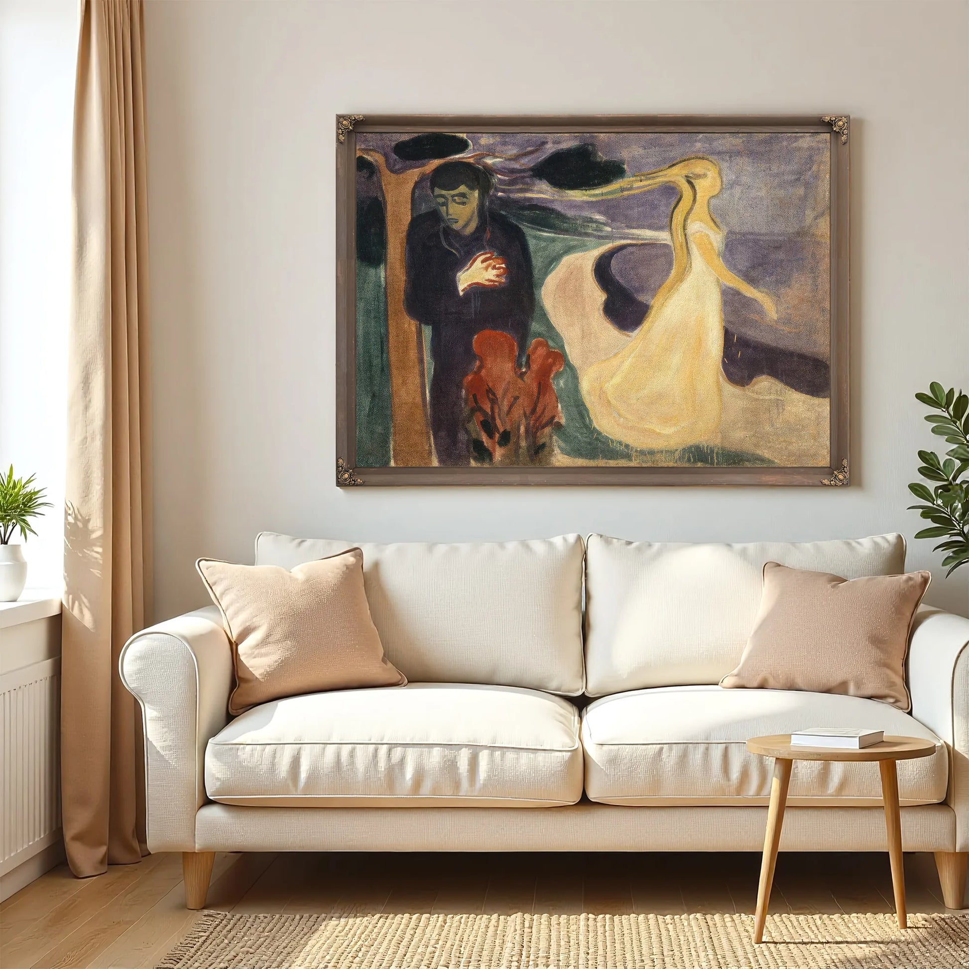 Separation 1896 96X127Cm Munch Museum M0024 3000X By Edvard Munch Fine Art Print