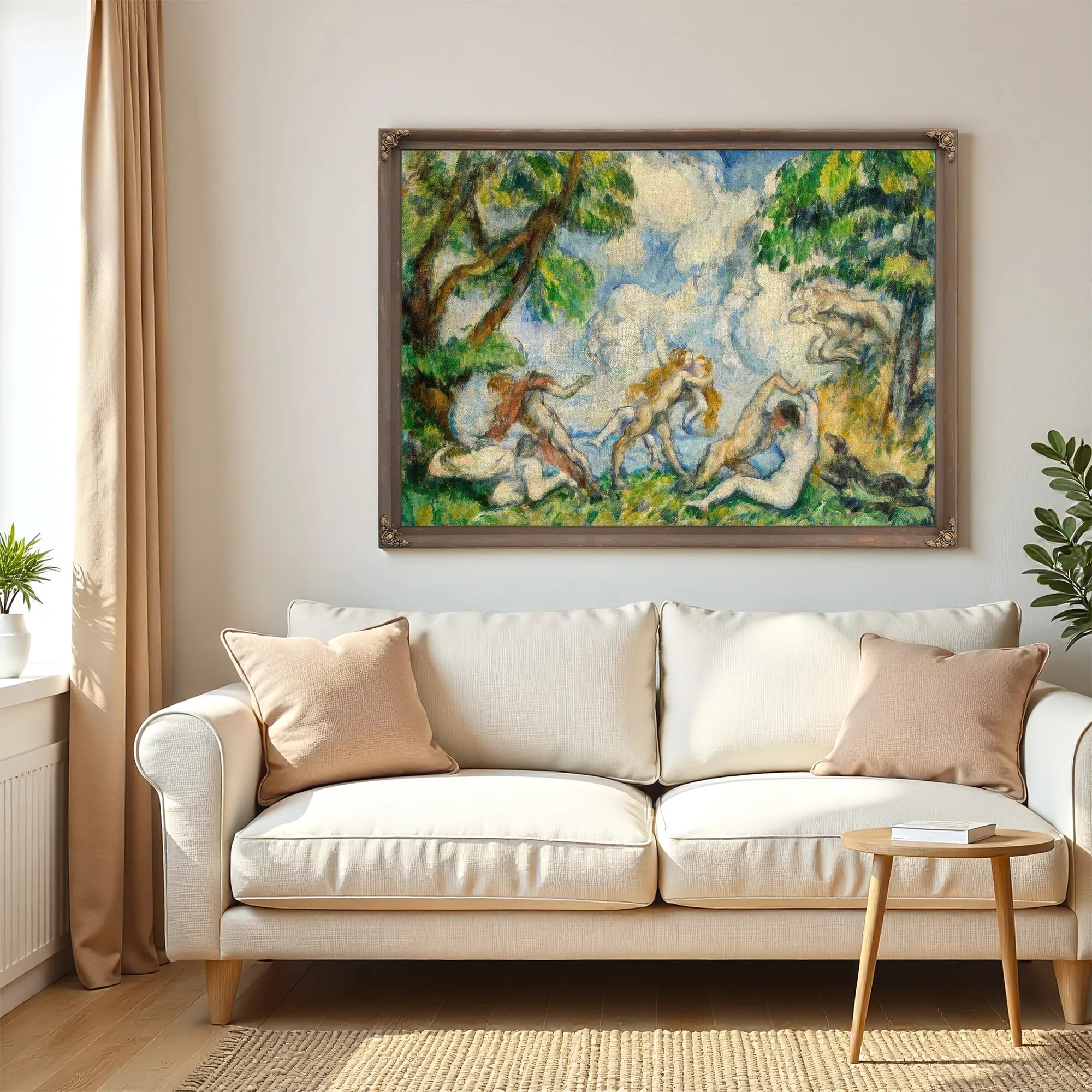 The Battle Of Love By Paul Cezanne Fine Art Print