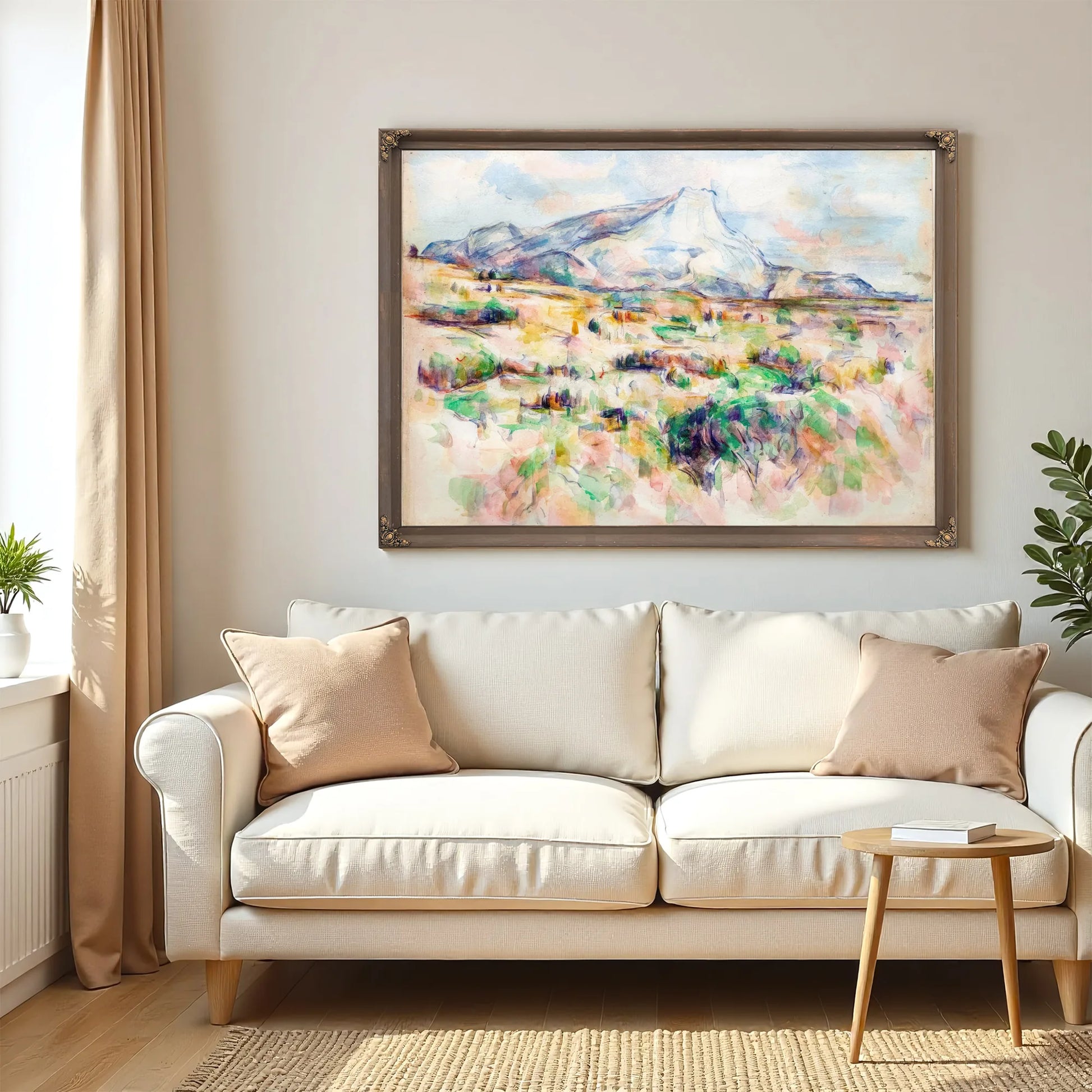 Mont Saint Victoire By Paul Cezanne Fine Art Print