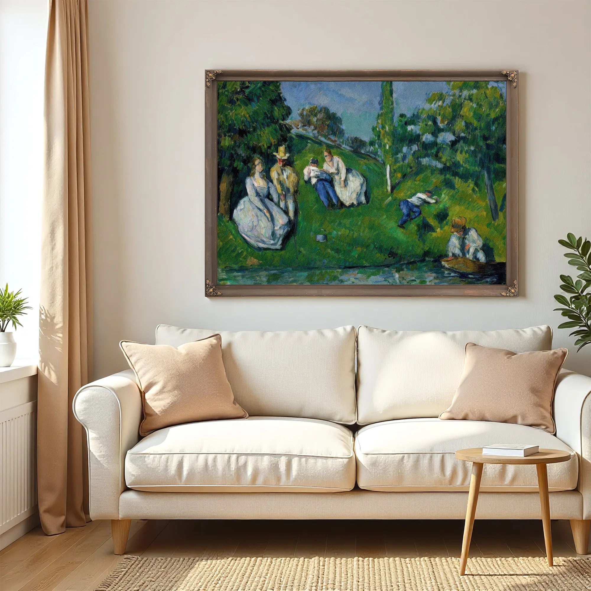 The Pond By Paul Cezanne Fine Art Print