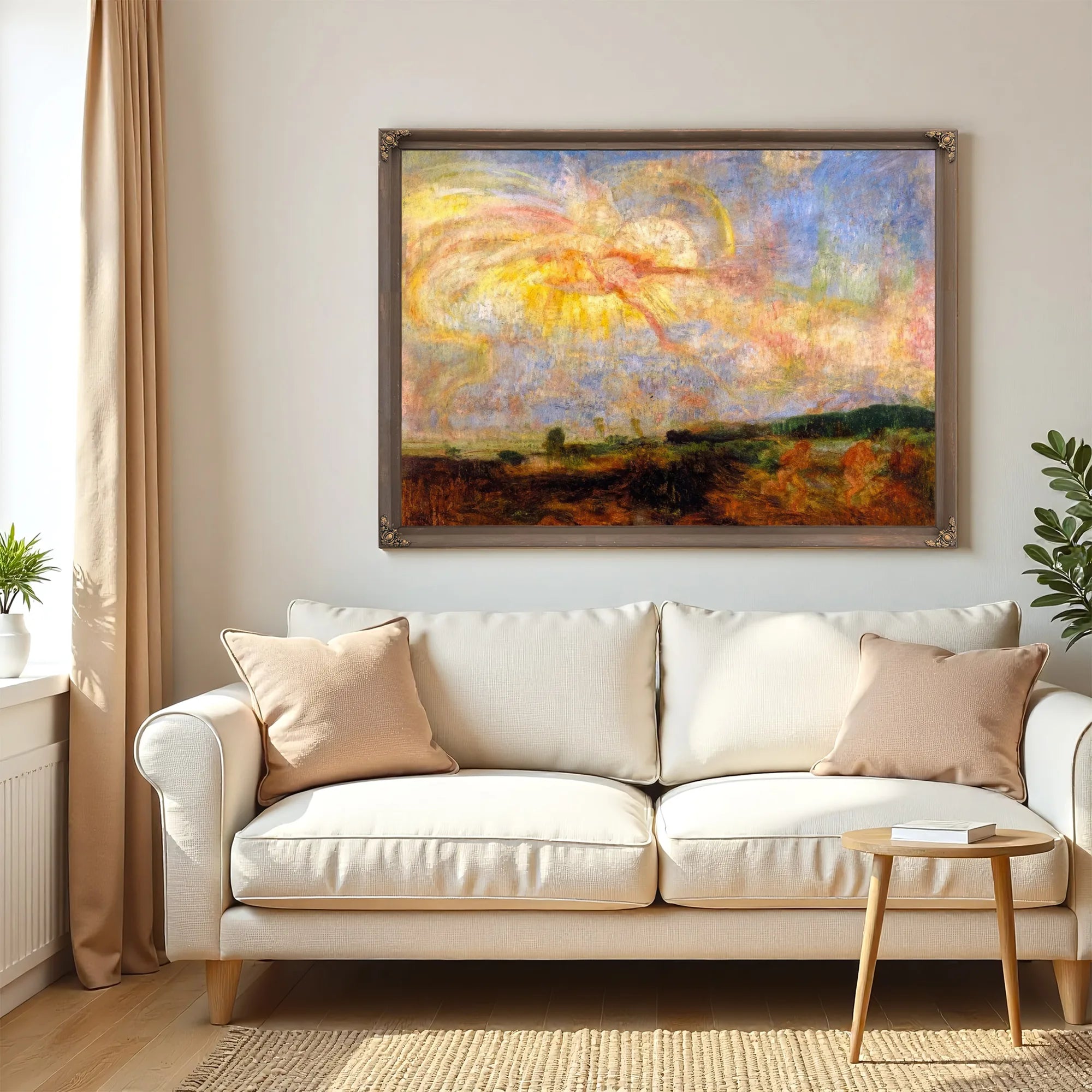 Adam And Eve Expelled From Paradise By James Ensor Fine Art Print