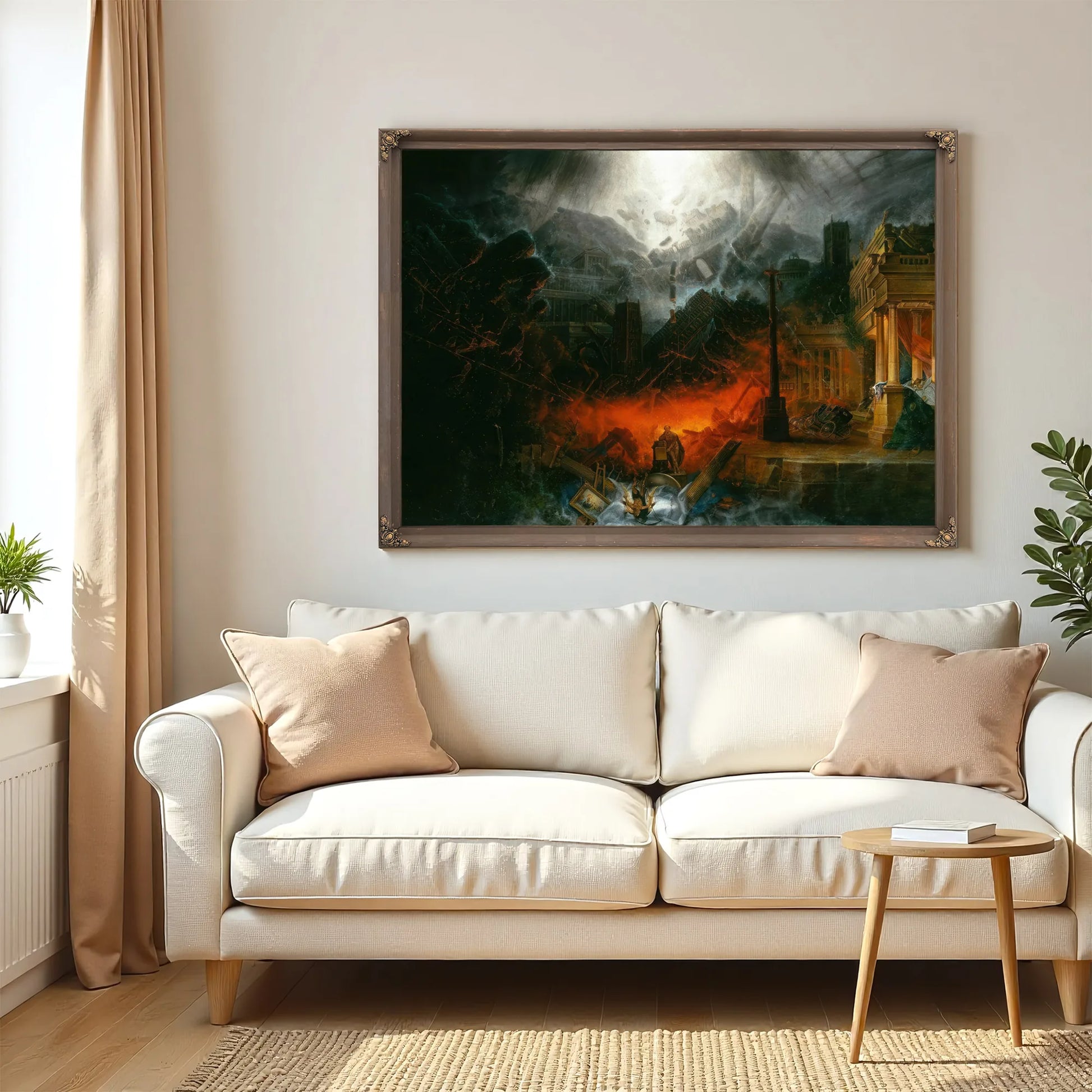 The Edge Of Doom By Colman Samuel Fine Art Print