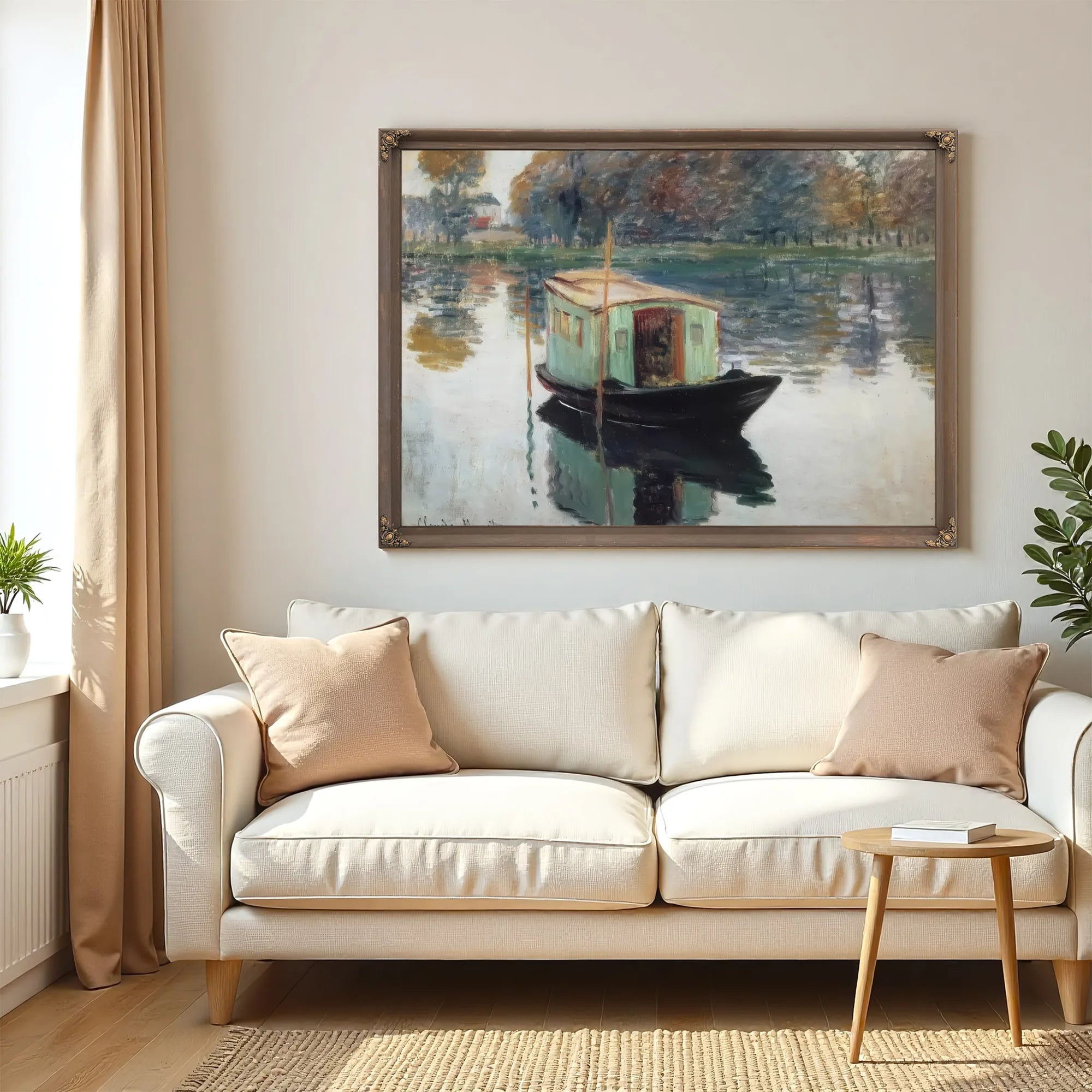 The Studio Boat By Edouard Manet Fine Art Print