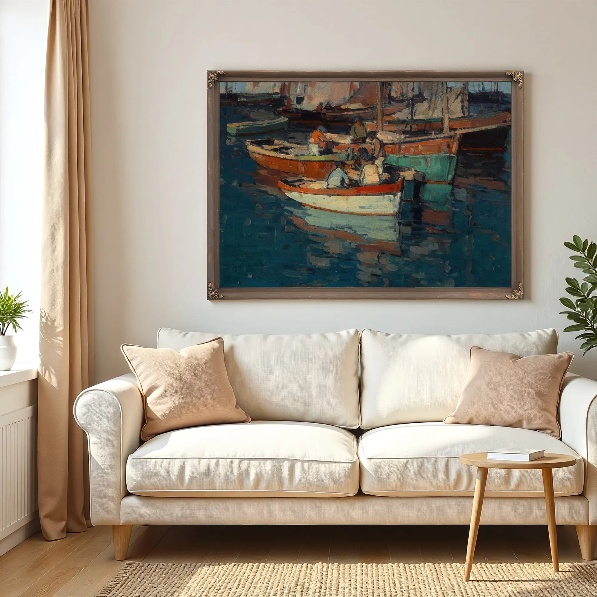 Breton Fishermen, Concarneau, France By Edgar Payne Fine Art Print