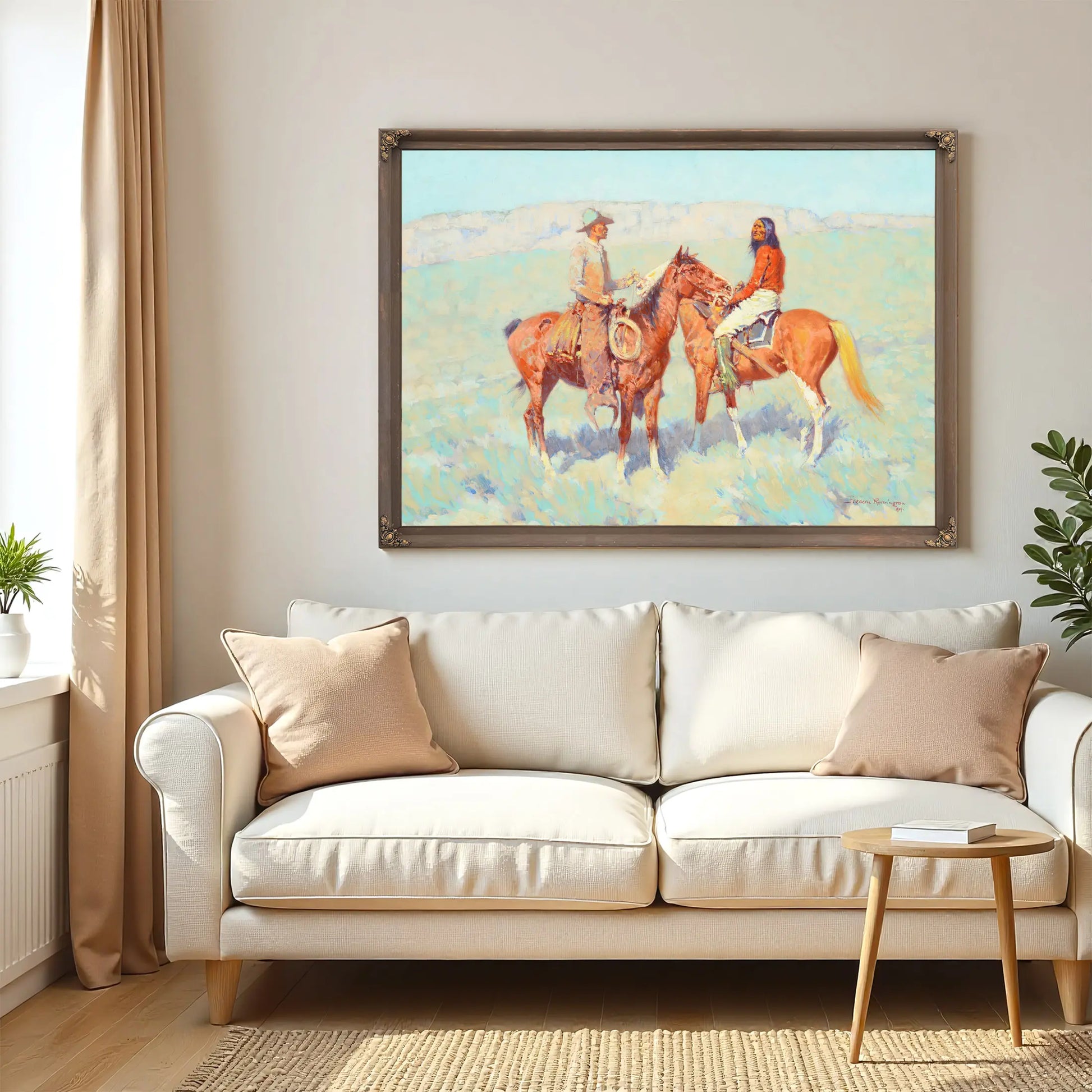 Casuals On The Range By Frederic Remington by Frederic Remington