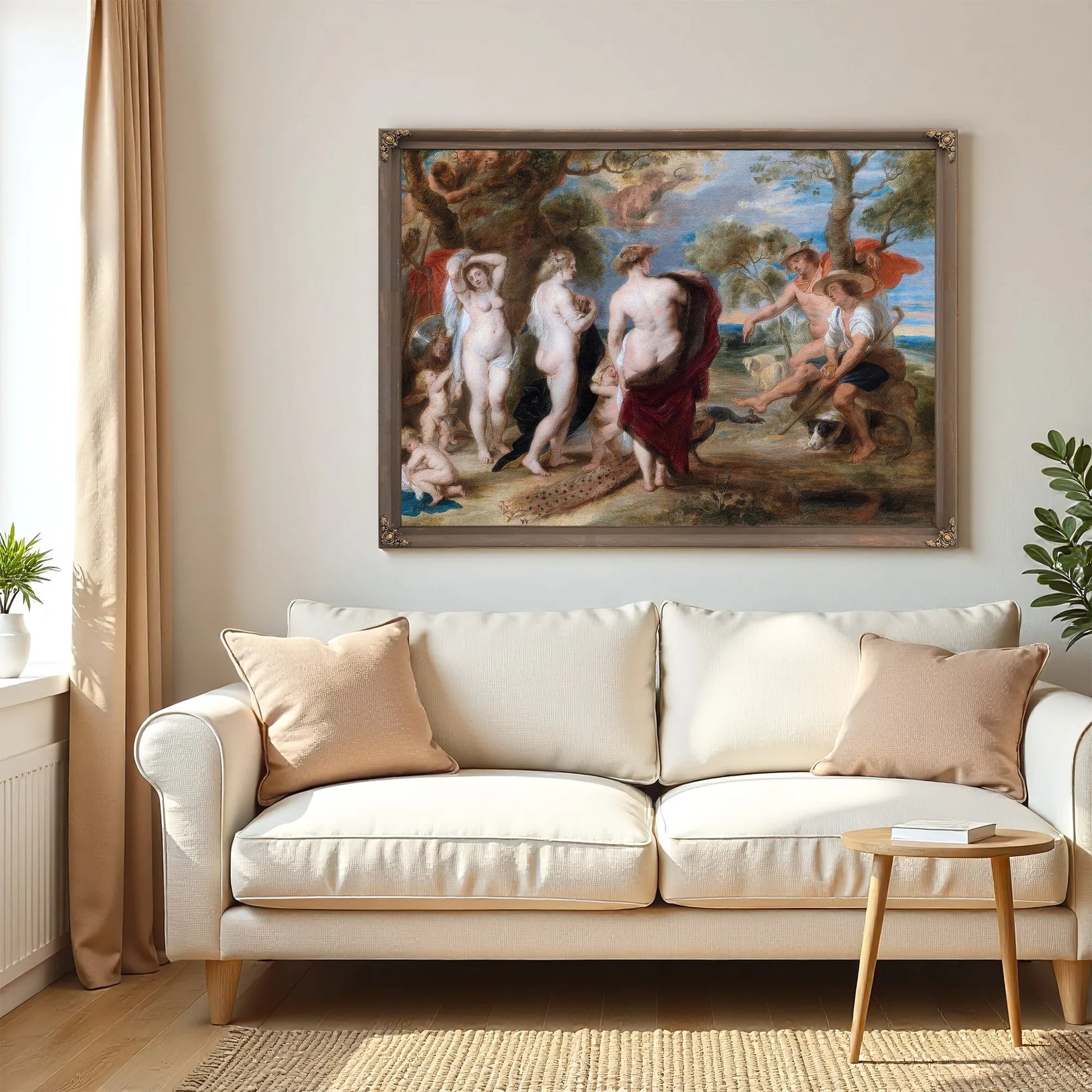 The Judgement Of Paris By Peter Paul Rubens Fine Art Print