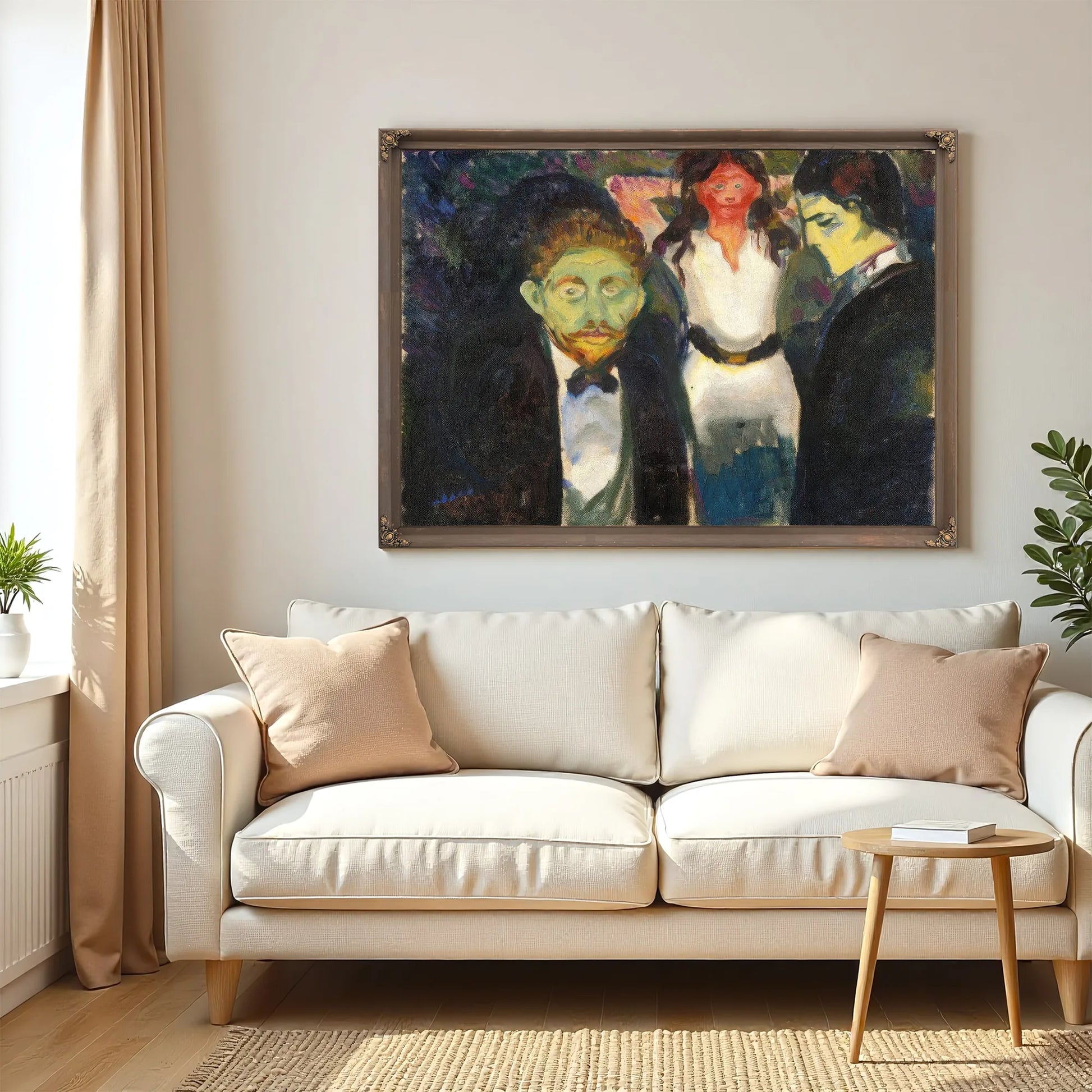 Jealousy 1907 By Edvard Munch Fine Art Print