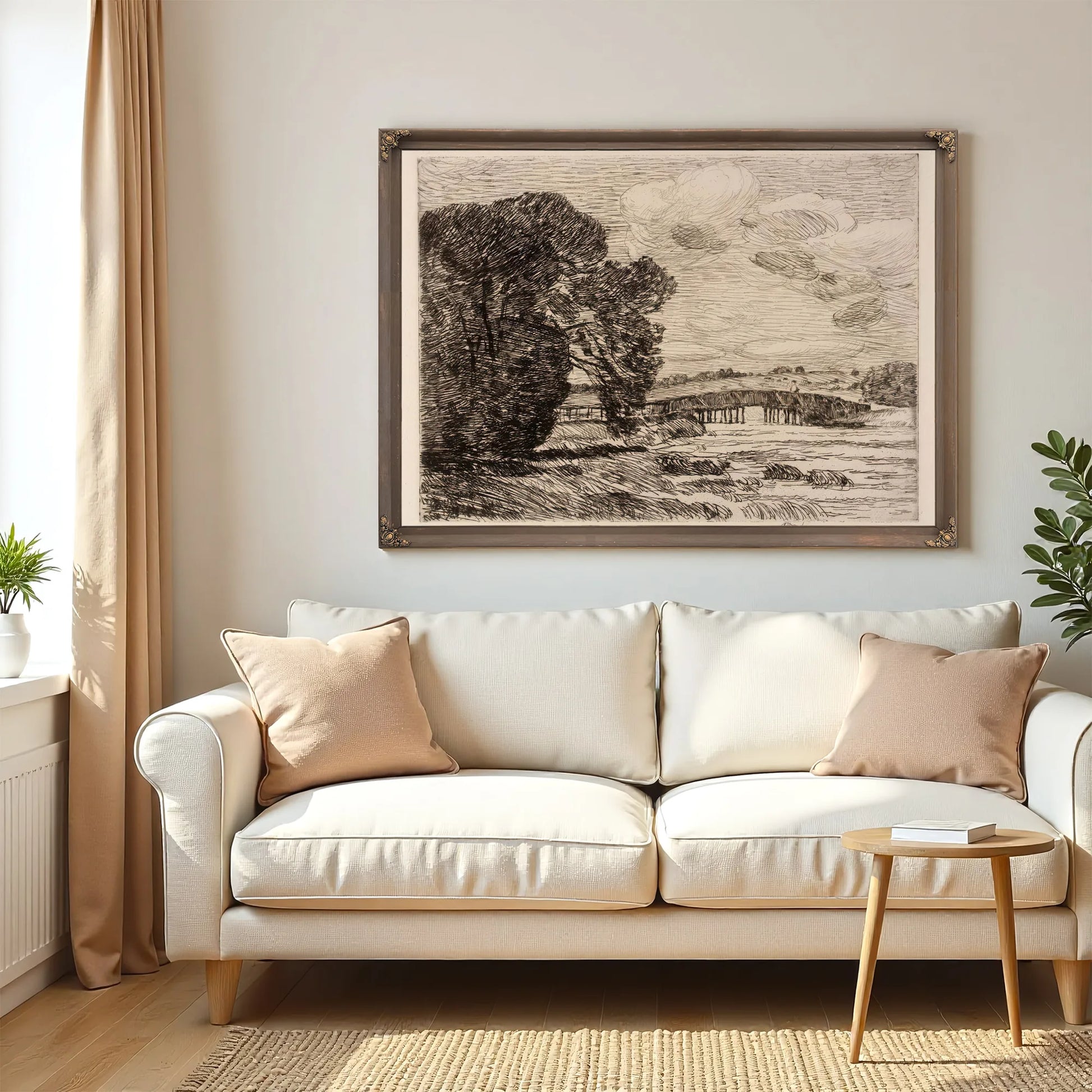 Bridge At Old Lyme By Childe Hassam Fine Art Print