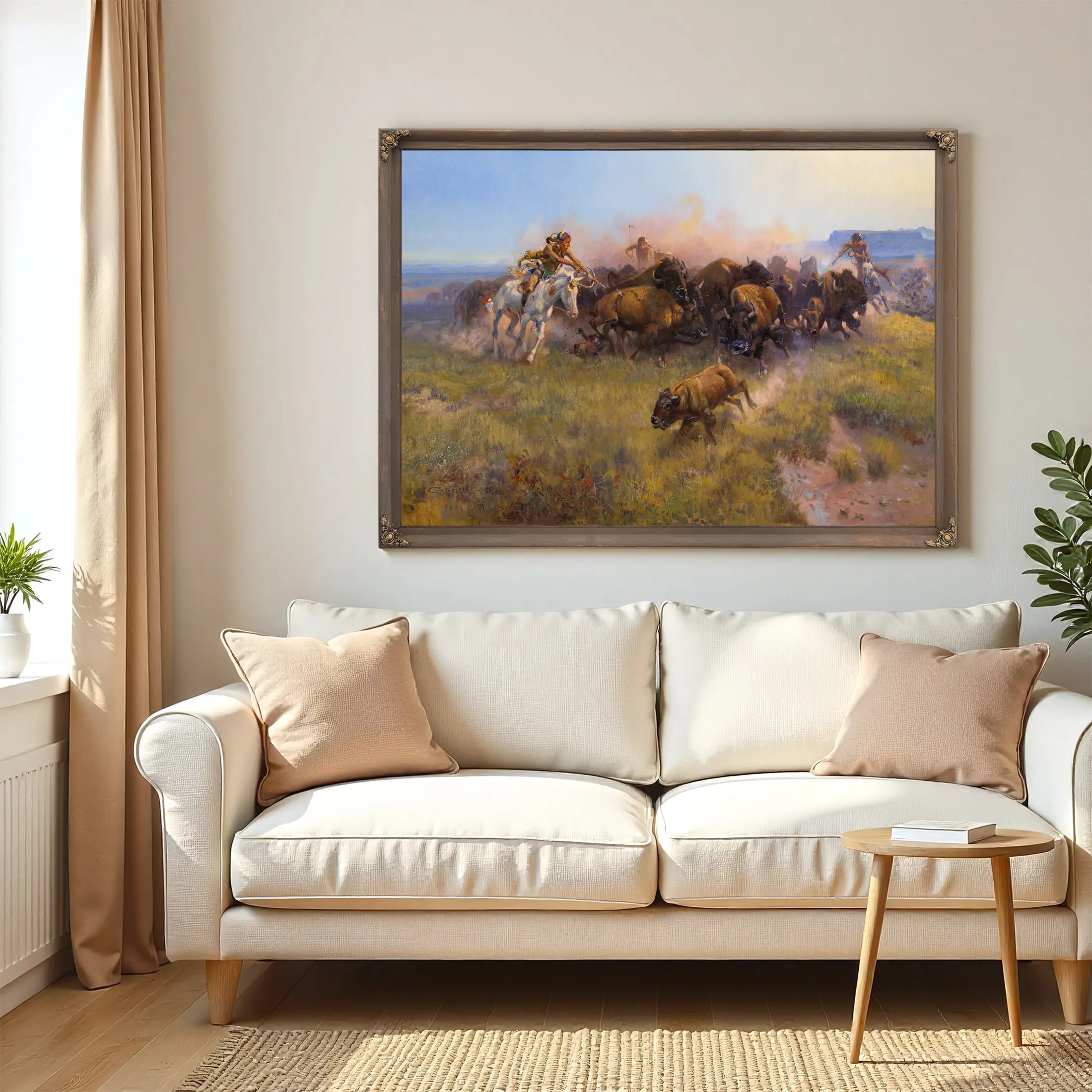 The Buffalo Hunt No 39 by Charles Marion Russell