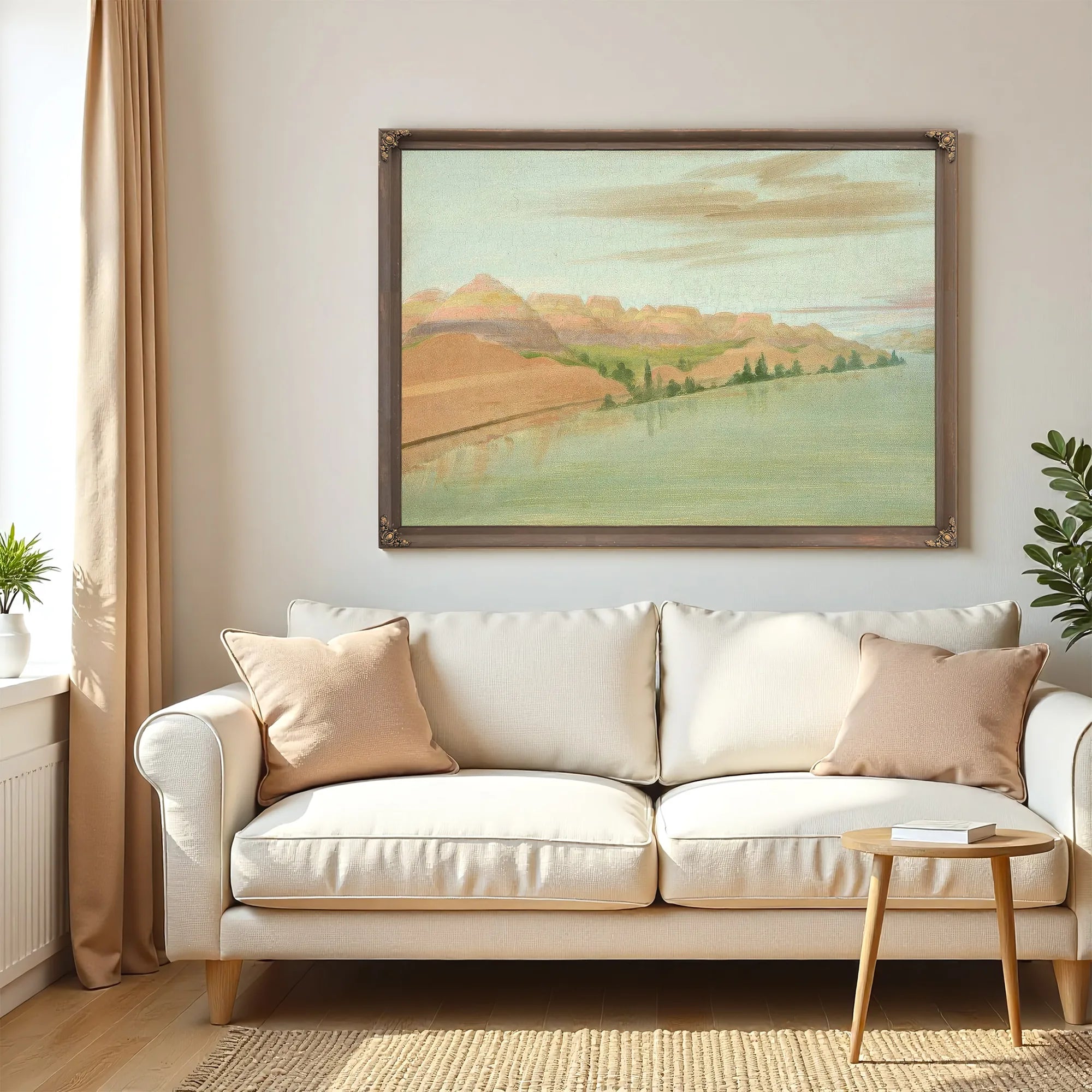 Beautiful Clay Bluffs, 1900 Miles Above St. Louis By George Catlin Fine Art Print