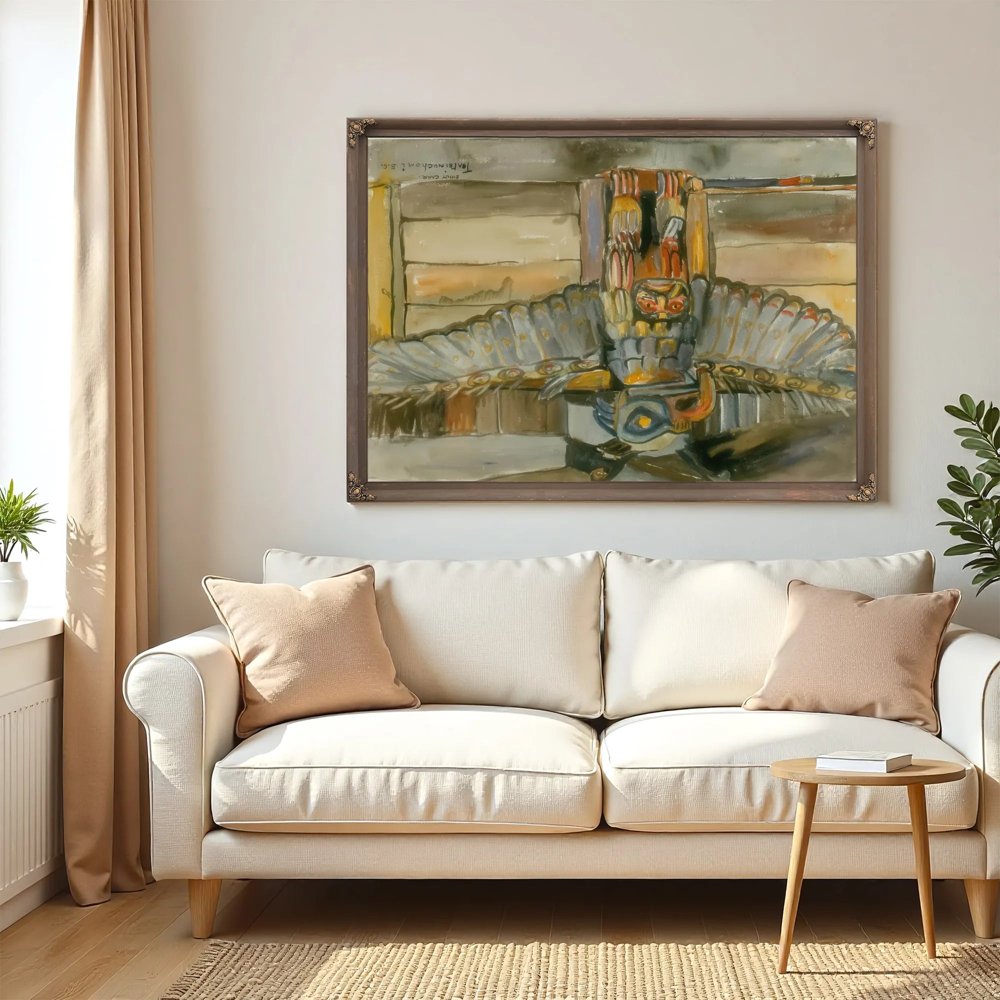 Tsatsisnukomi Bc By Emily Carr Fine Art Print