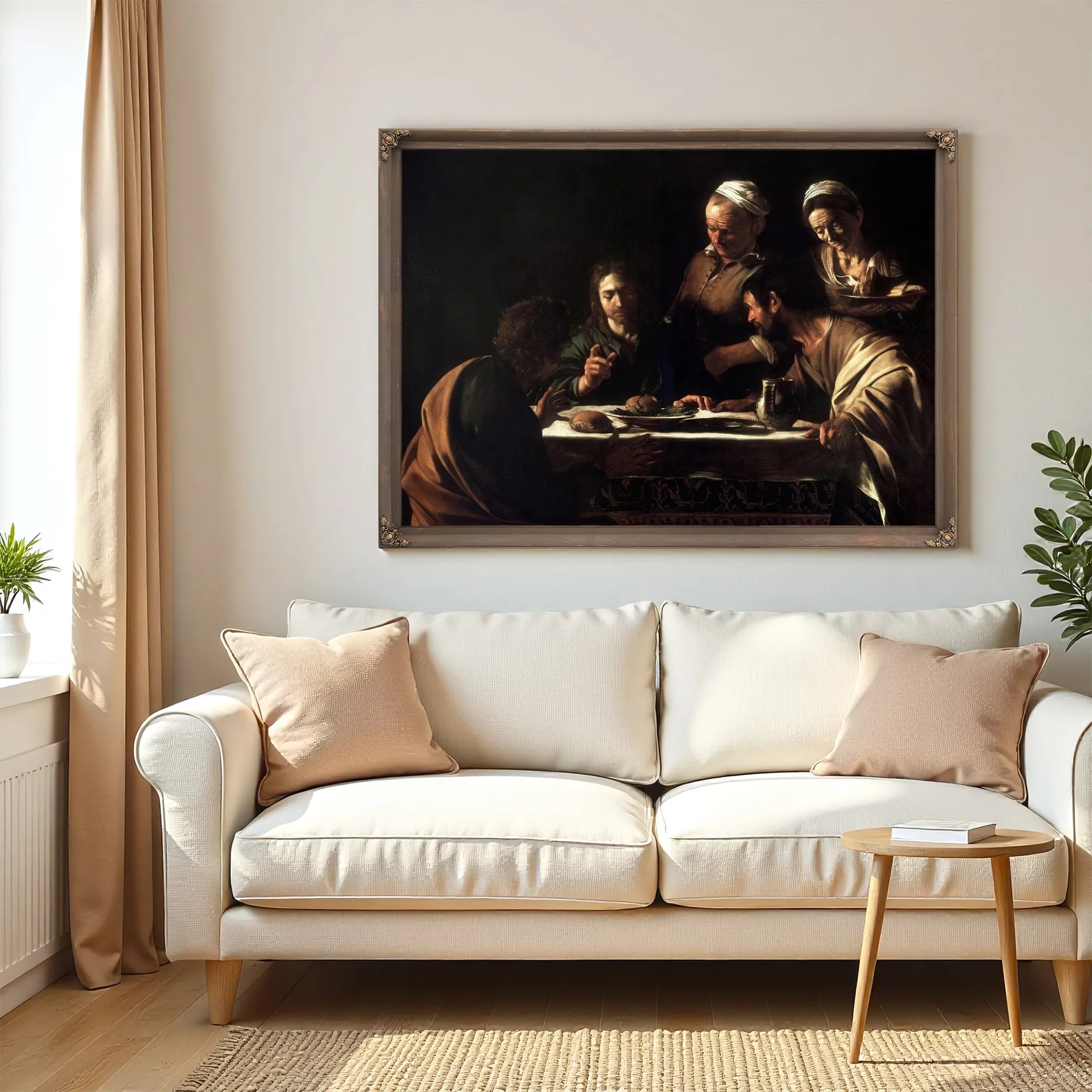 Supper At Emmaus By Caravaggio Fine Art Print