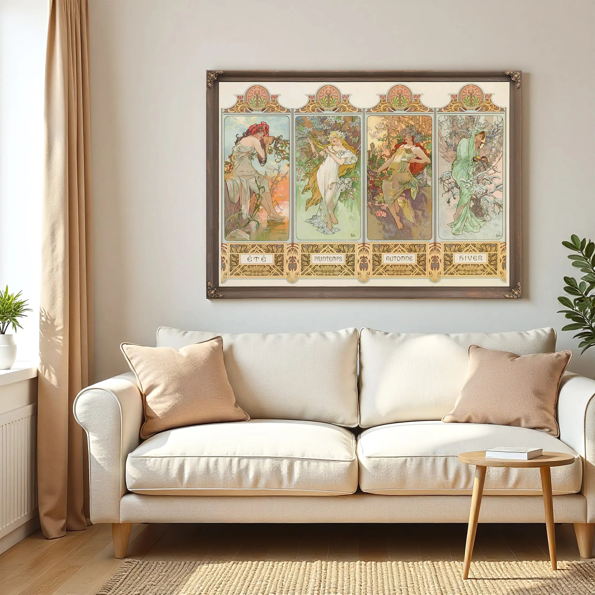 The Seasons by Alphonse Mucha