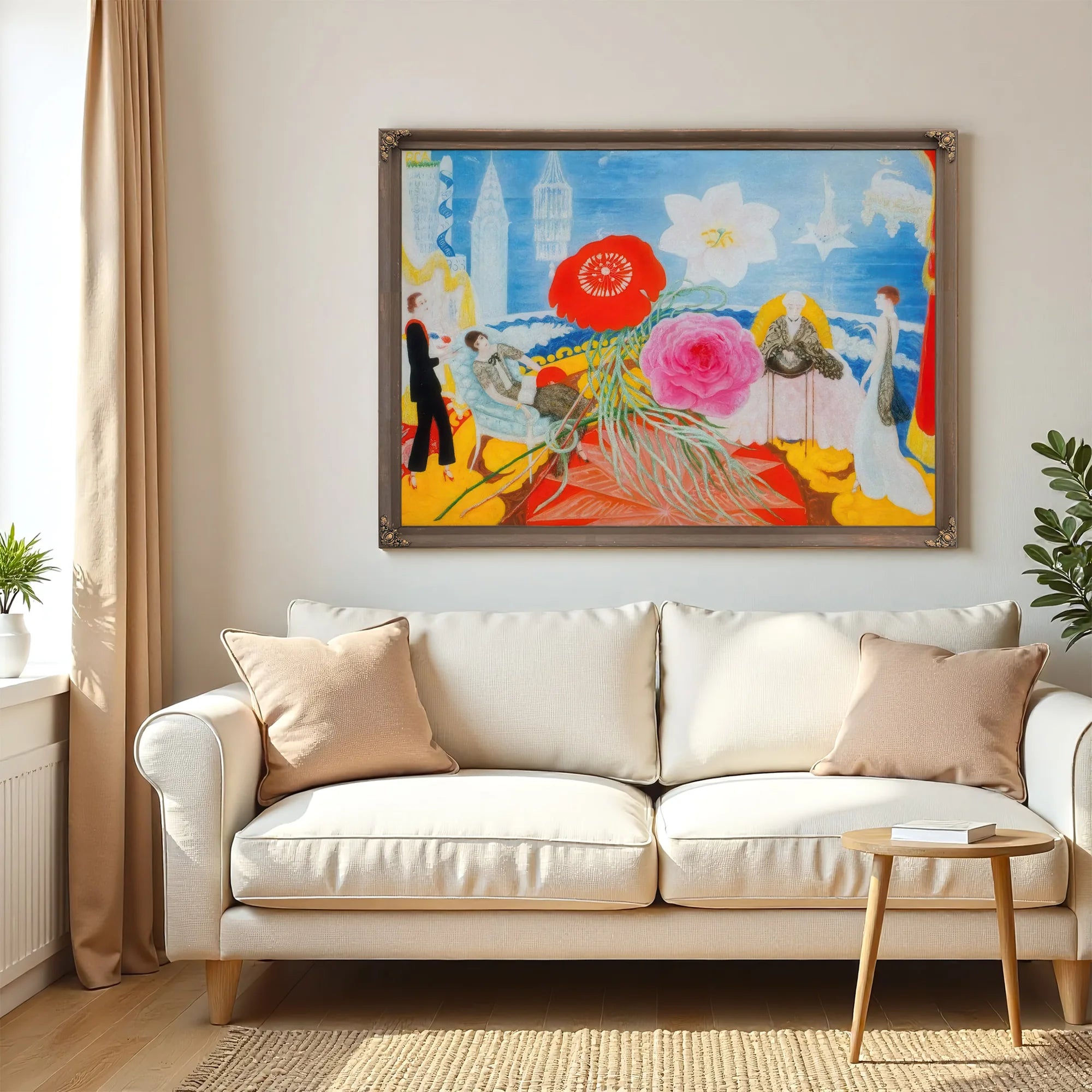 Family Portrait Ii By Florine Stettheimer Fine Art Print