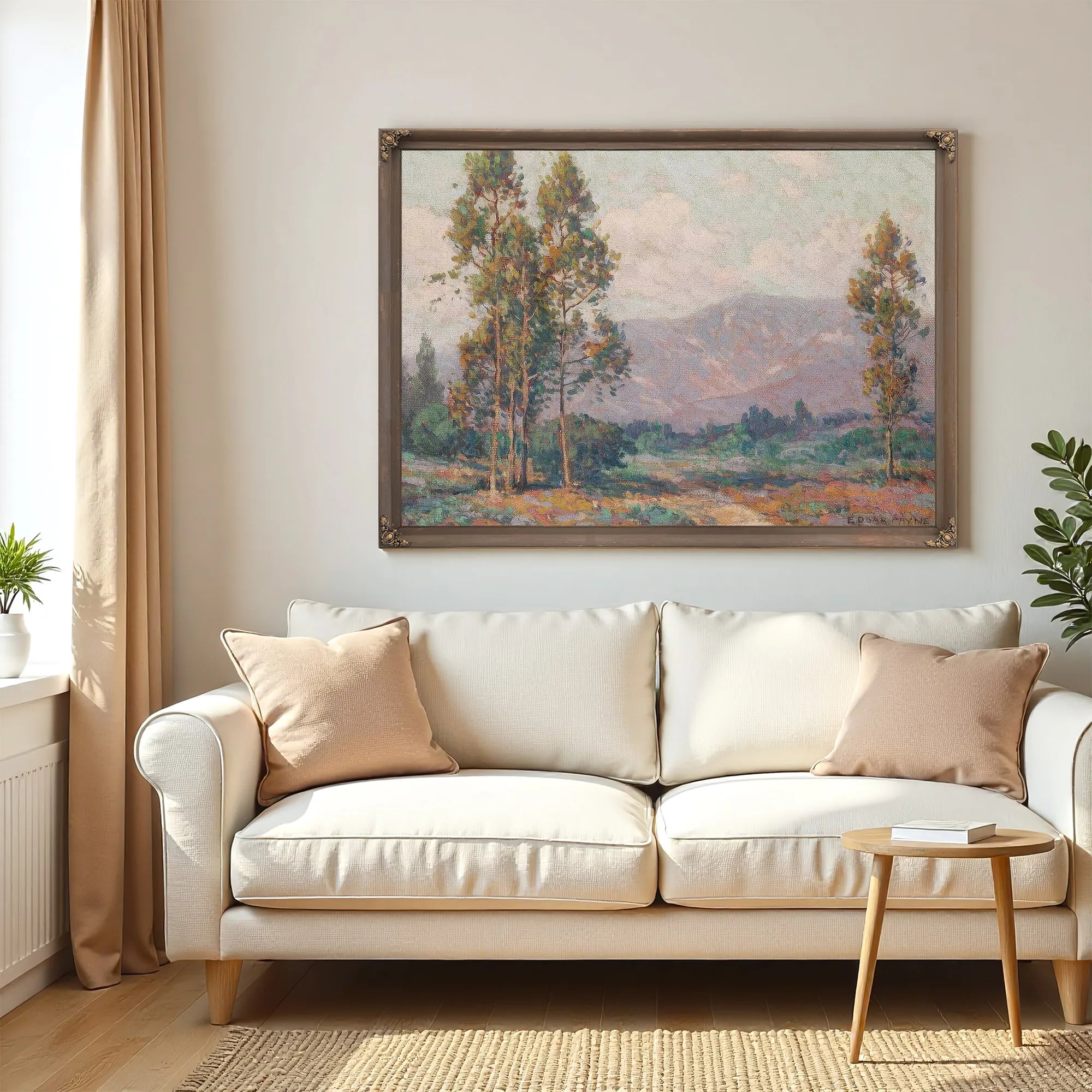Santa Barbara Mountains By Edgar Payne Fine Art Print