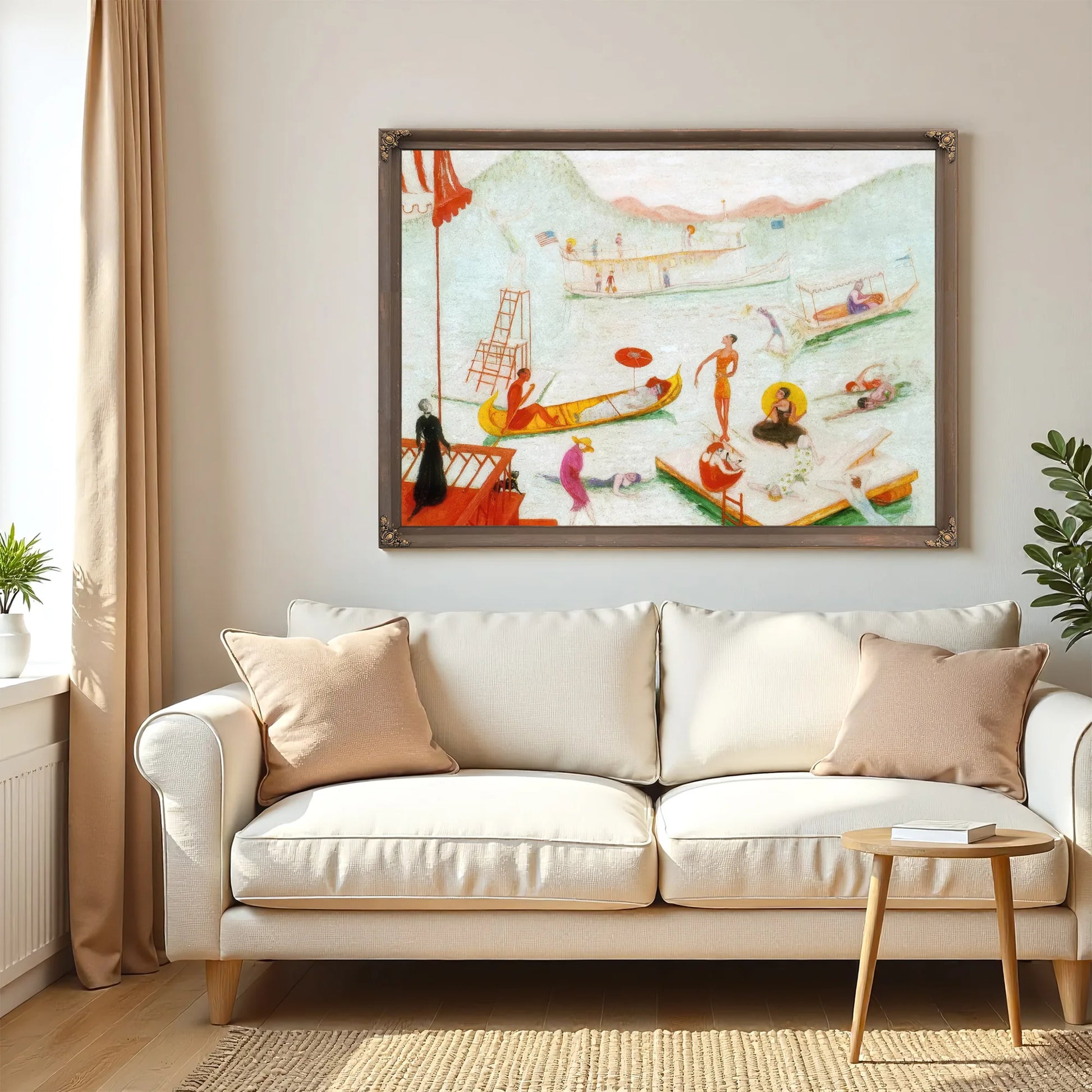 Lake Placid By Florine Stettheimer Fine Art Print