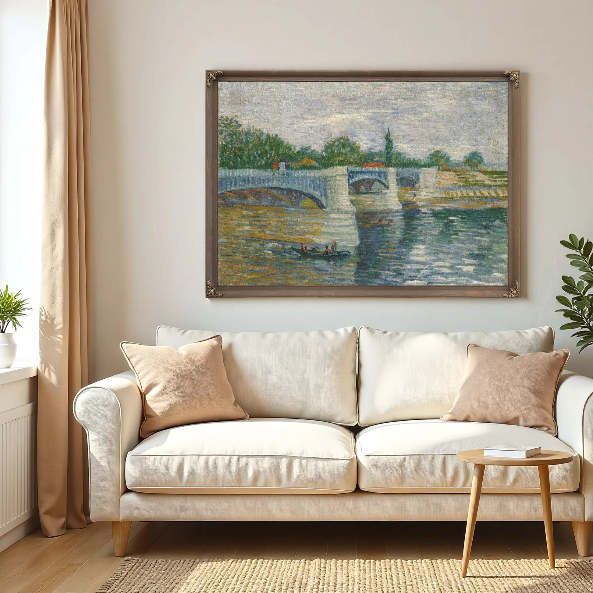 The Bridge Of Courbevoie Paris May Jul 1887 (El Puente De Courbevoie) By Vincent Van Gogh Fine Art Print