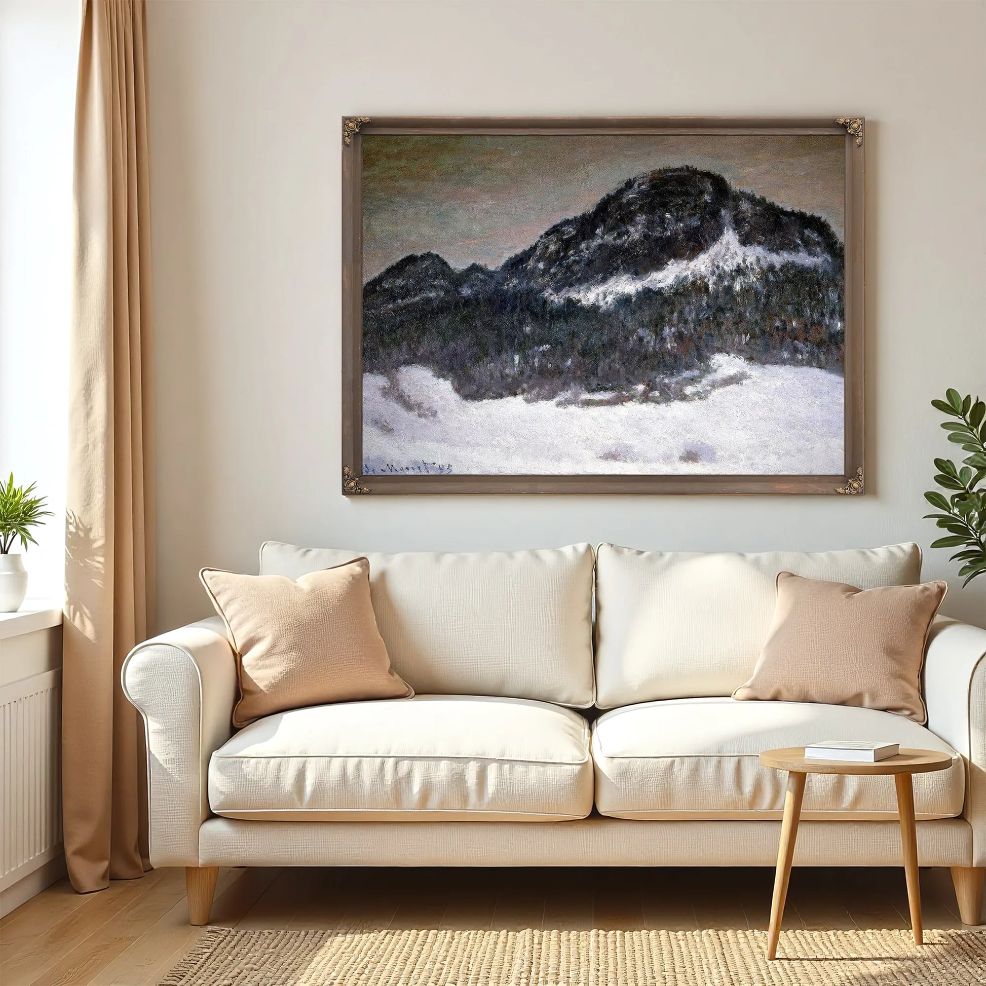 Mount Kolsaas Norway By Claude Monet Fine Art Print