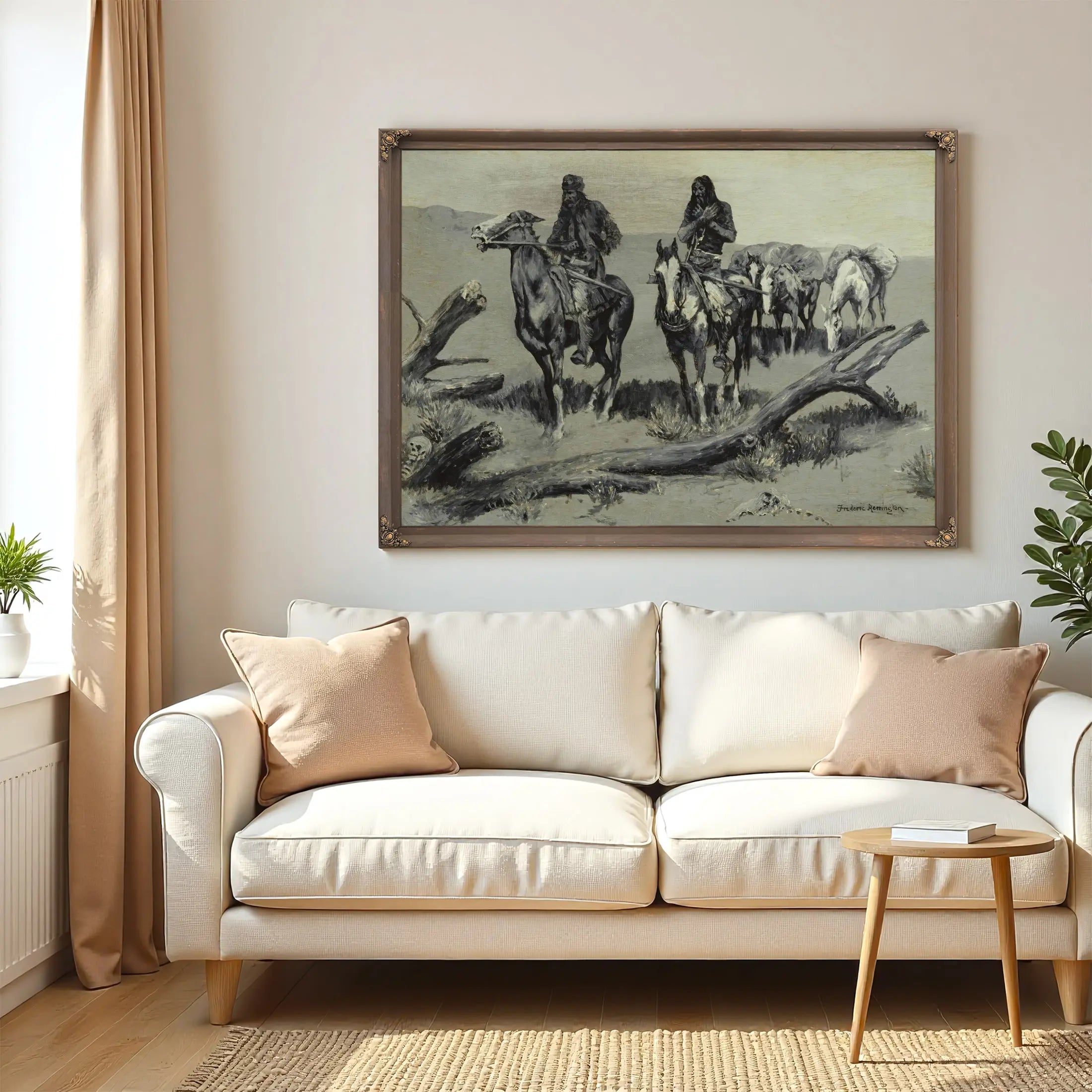 Dead Men The Discovery  by Frederic Remington
