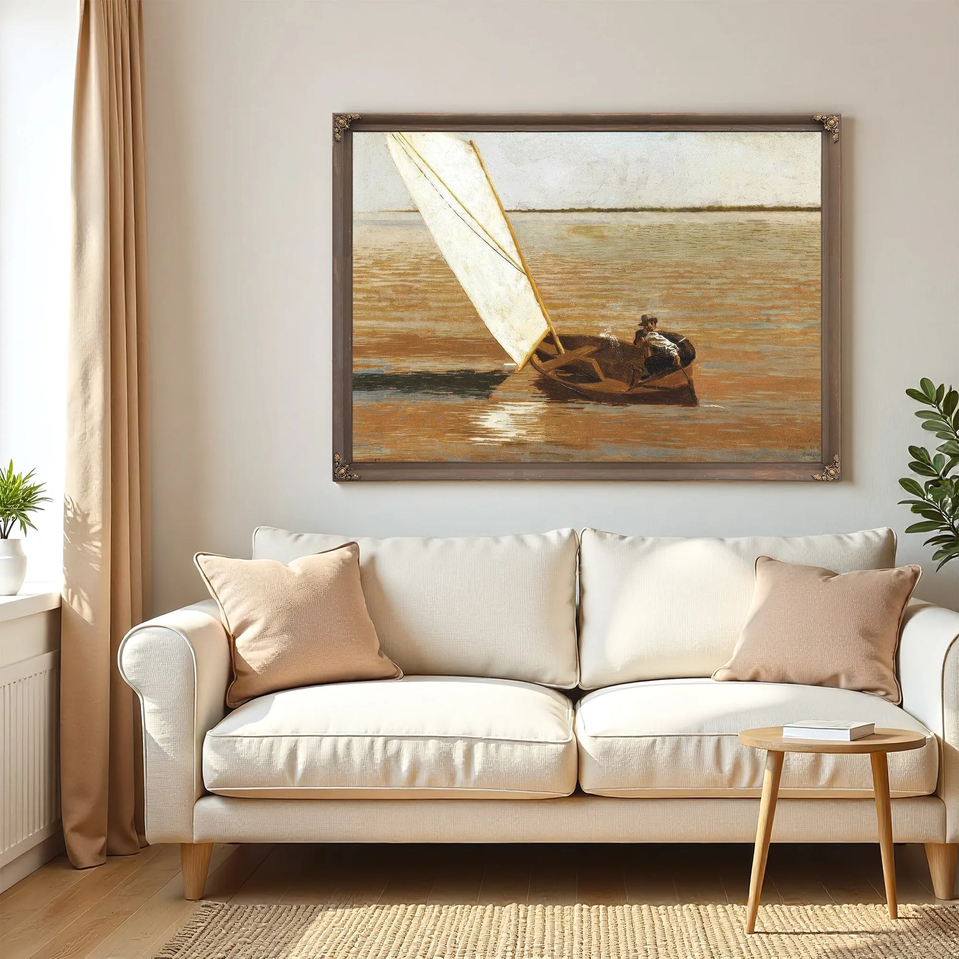 Sailing By Thomas Eakins Fine Art Print