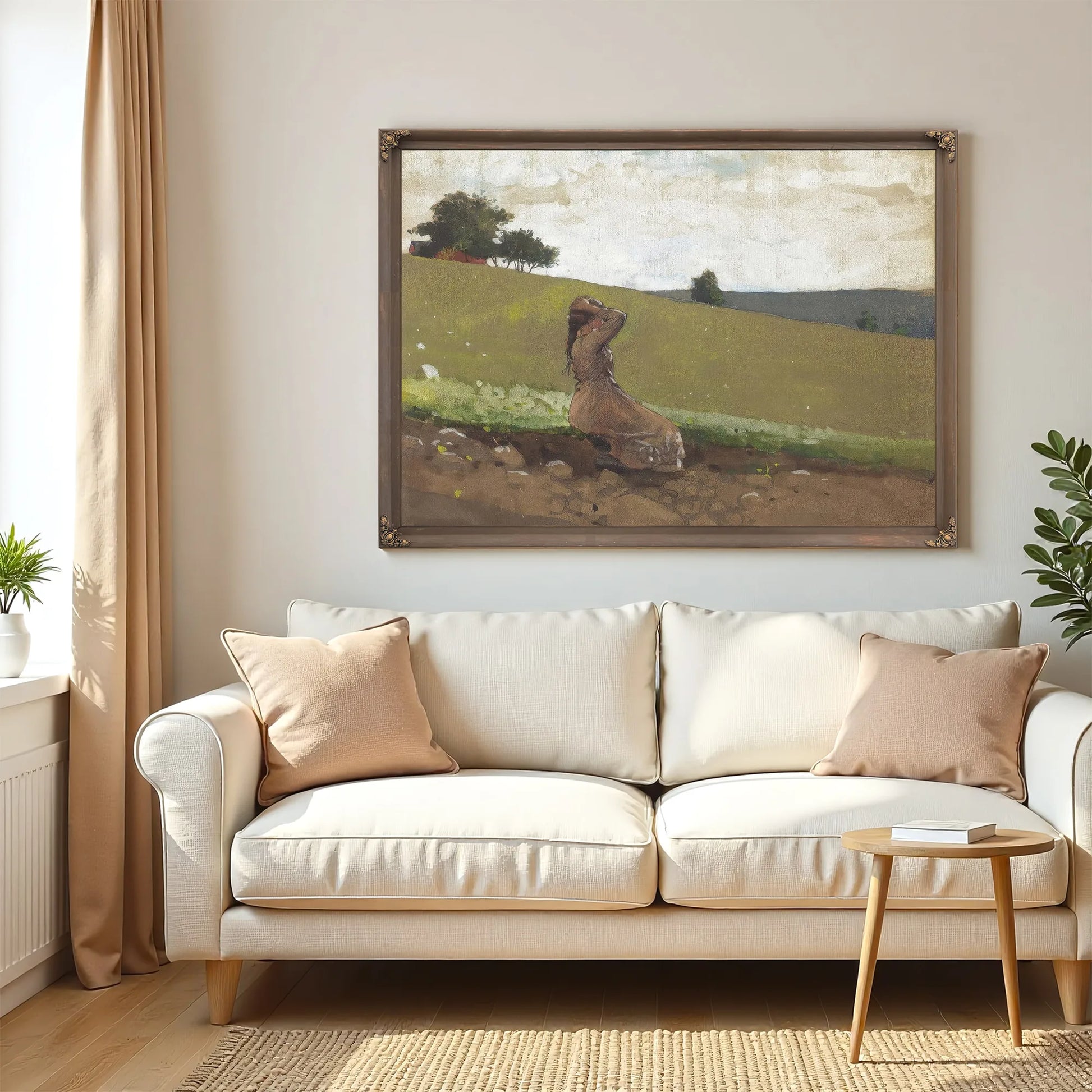 The Green Hill By Winslow Homer Fine Art Print